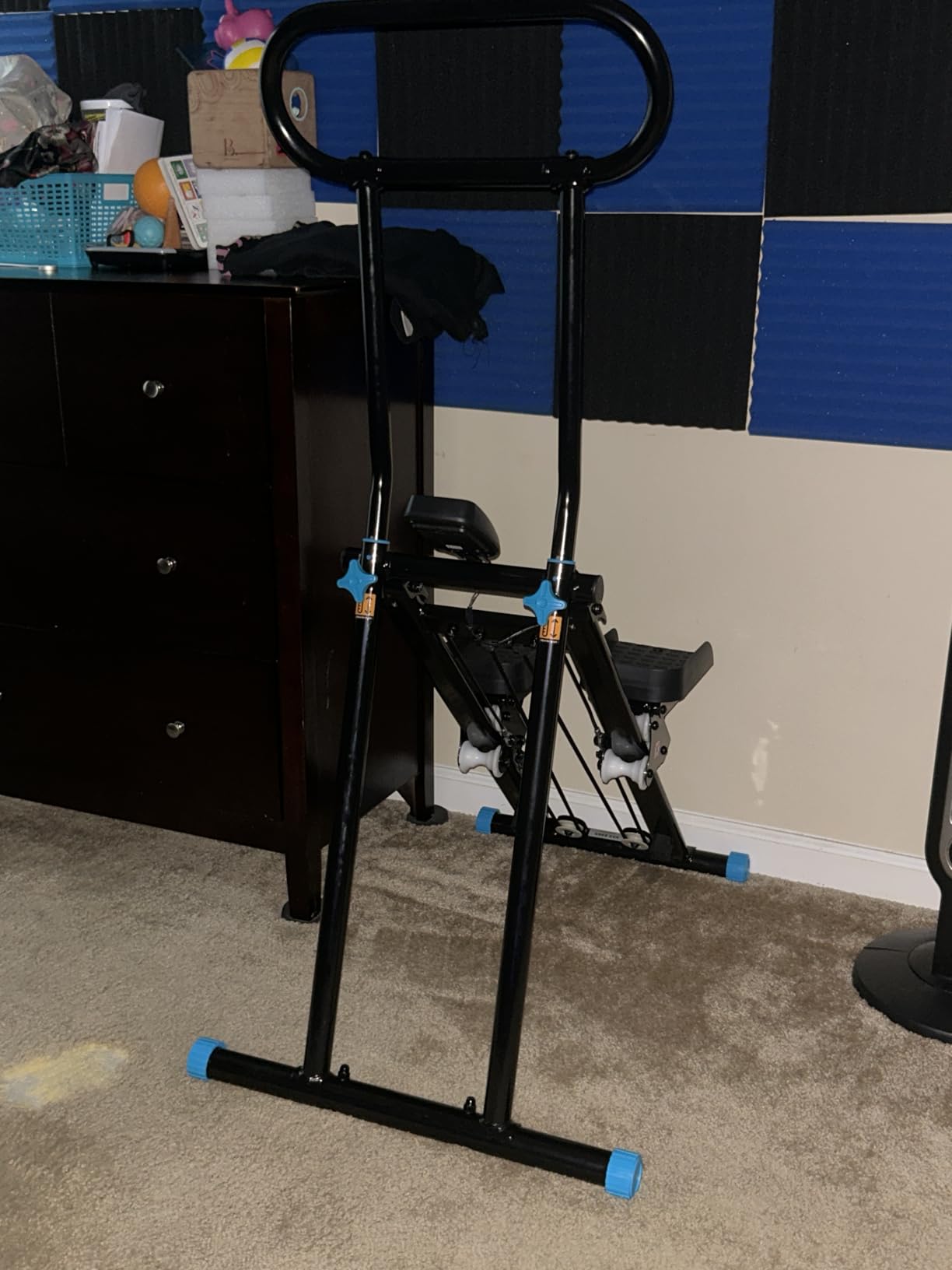 HXD-ERGO Stair Stepper for Home with Adjustable Resistance for Full Body | 6-Level Resistance & 3 Height Handlebar, 300lbs Capacity, For Home Workout, Folding Stair Climber Cardio Exercise Machine customer photo 1