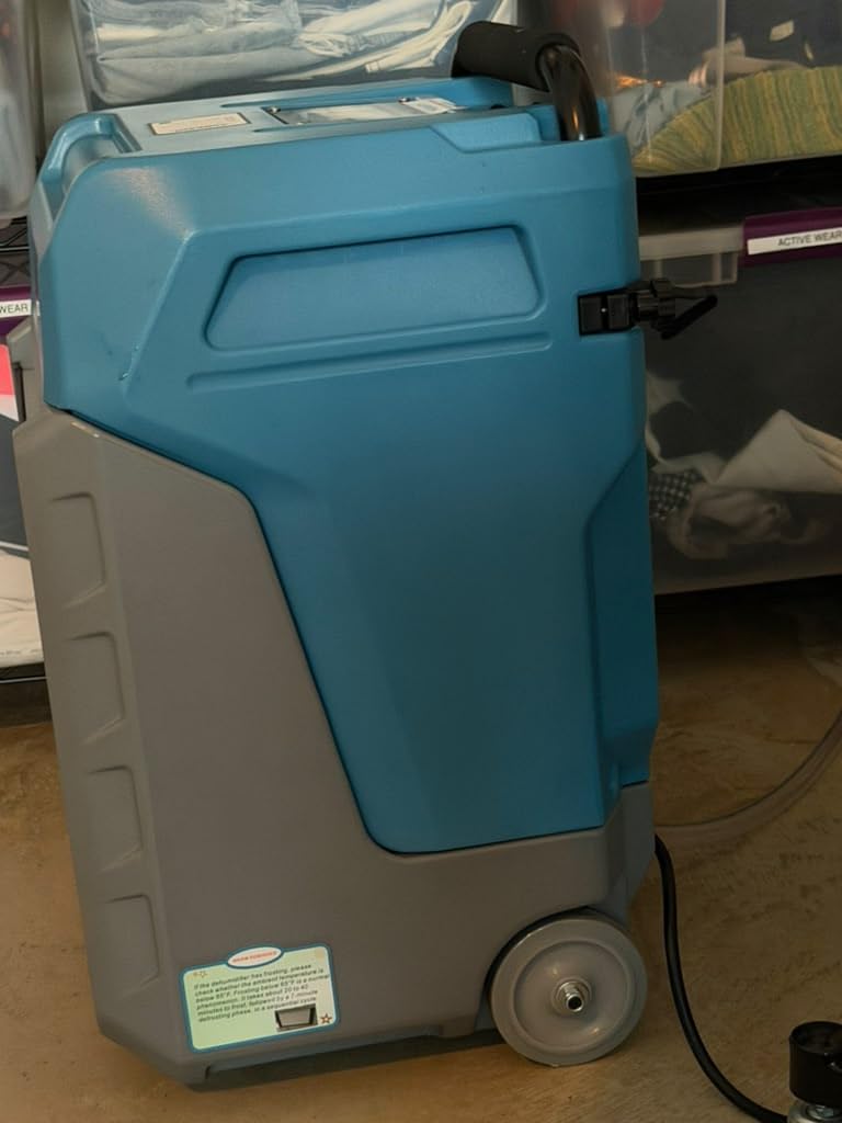 ALORAIR 170 PPD Commercial Dehumidifier with Pump & Drain Hose, LGR Industrial Use, Portable Dehumidifier with Wheels for Water Damage Restore, 6-Year Limited Warranty, Storm 80X (Blue) customer photo 1