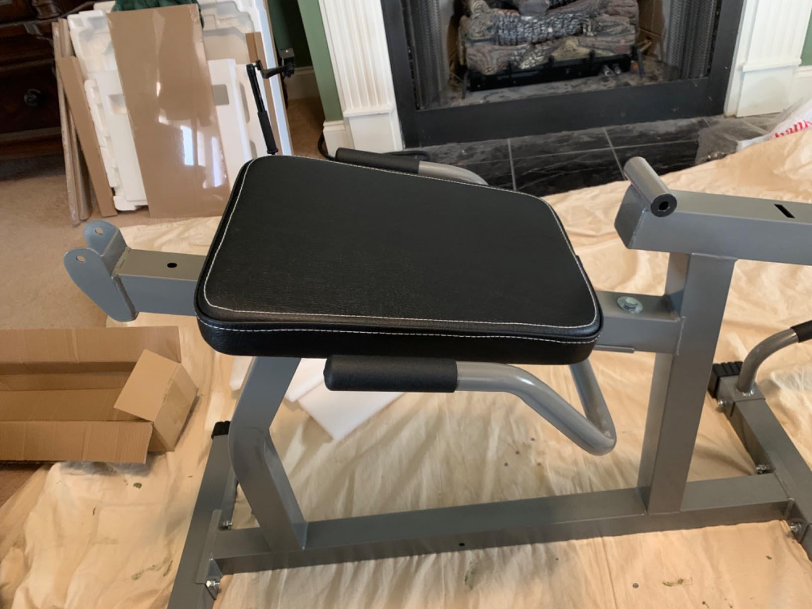 Z ZHICHI 2-in-1 Leg Curl/Extension Machine, Home Use, Burn Quads/Calves Fast, 5s Quick Function Switch, 7.9sqft Flexible Space Use, 660LBS Capacity customer photo 1