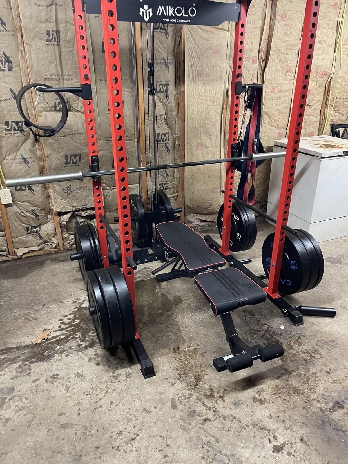 CAP 2-inch Olympic Bumper Plate Weight Set | 100-370 lbs | Multiple Colors | Storage Rack Optional customer photo 2