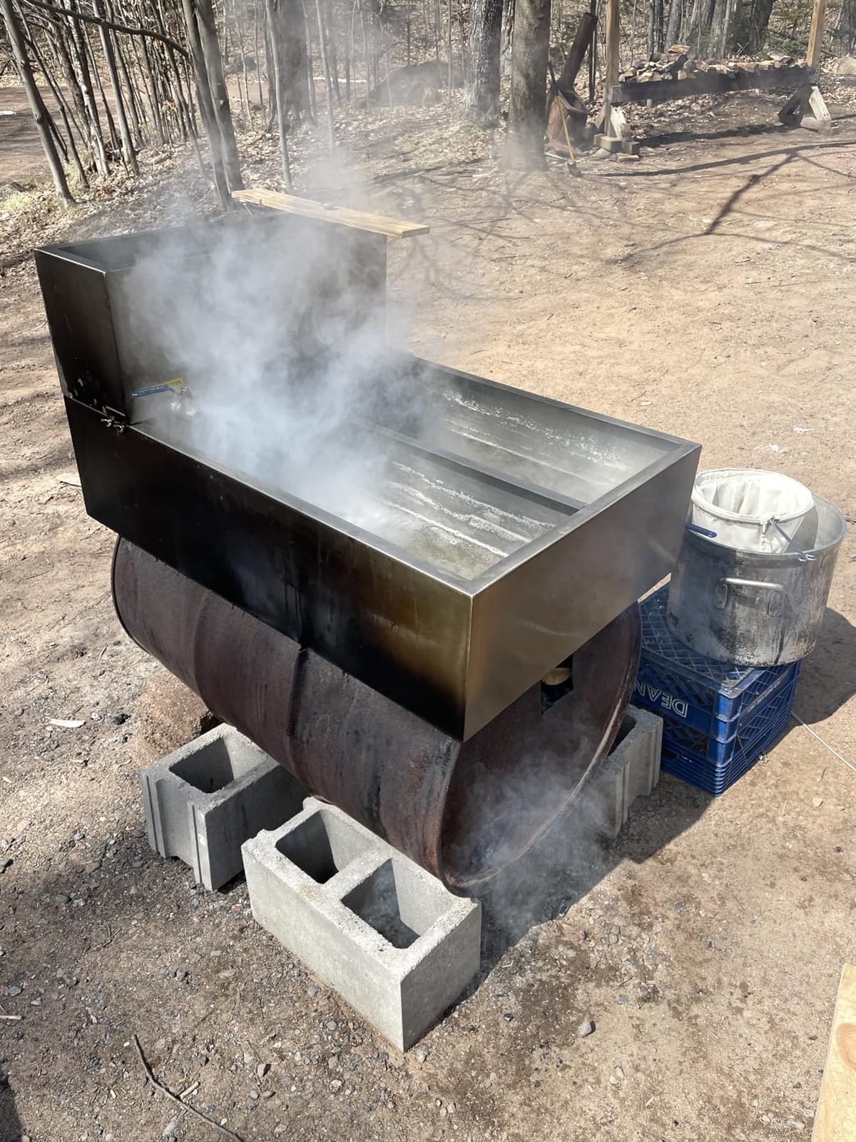 VEVOR Maple Syrup Evaporator Pan, 11.2 Gal, 24 x 18 x 6 Inch Maple Syrup, 304 Stainless Steel Maple Syrup Pan, Evaporator Pan with 1 Valve and 3 Heating Methods, for Home, Outdoor customer photo 2