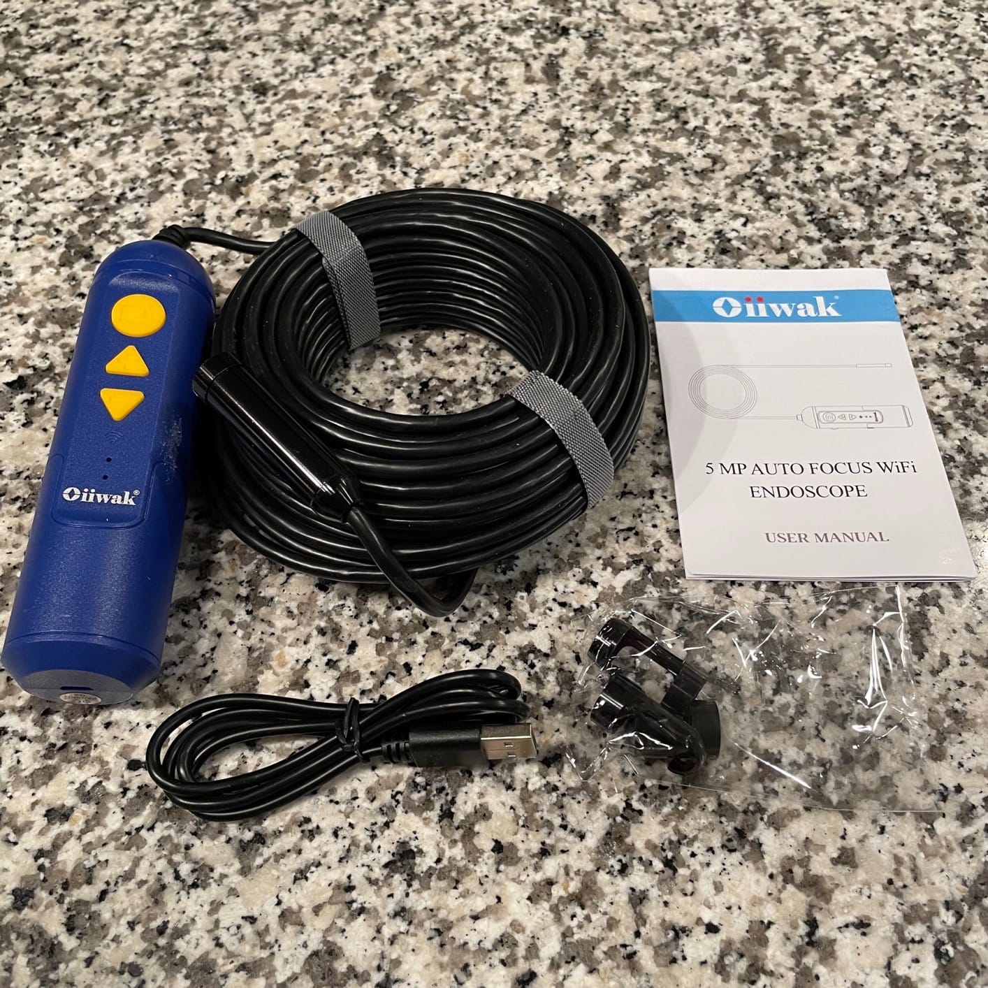 Oiiwak Sewer Camera with Locator 100ft, 7 MM Cable 10.1
