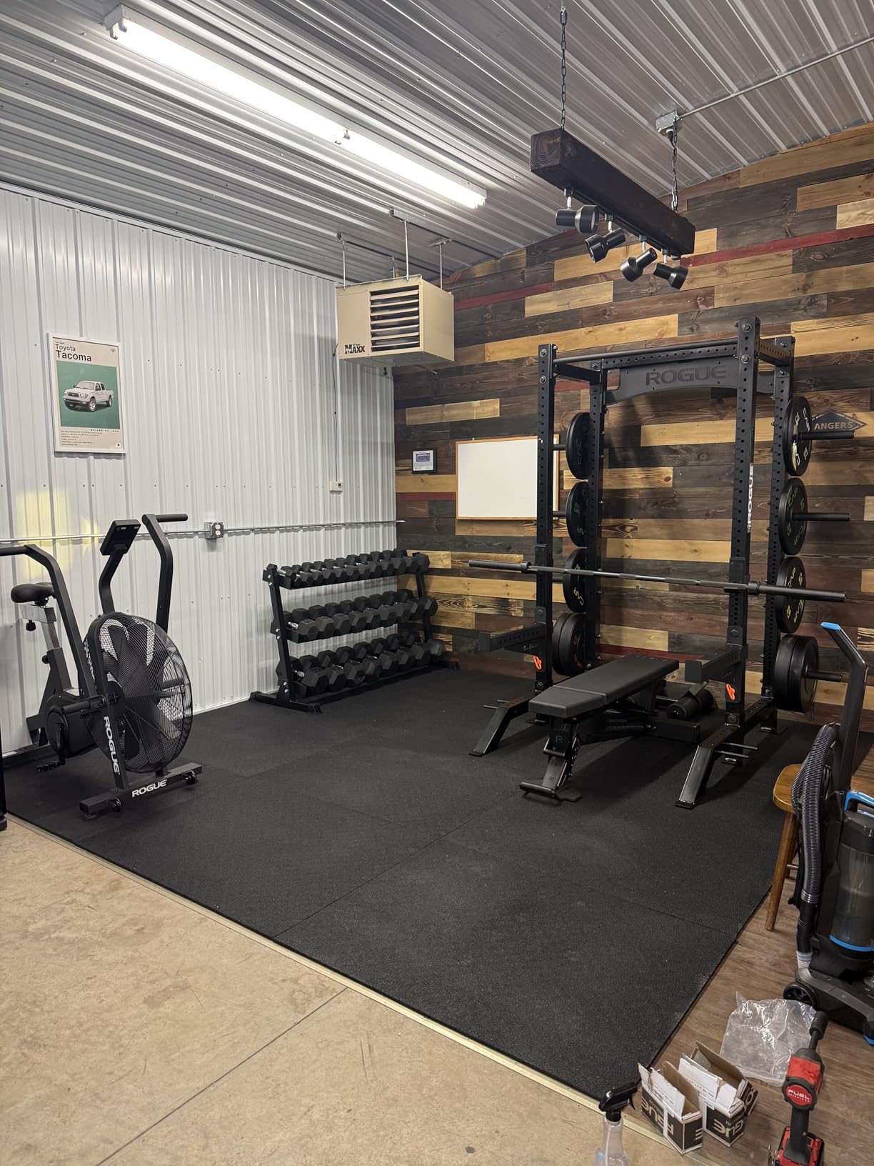 CAP 280 LB, 550 LB, 1200 LB Dumbbell Set with Horizontal 2-3 Tier Rack, Rubber Hex Free Weights, Home Gym Weight Set for Strength Training customer photo 1