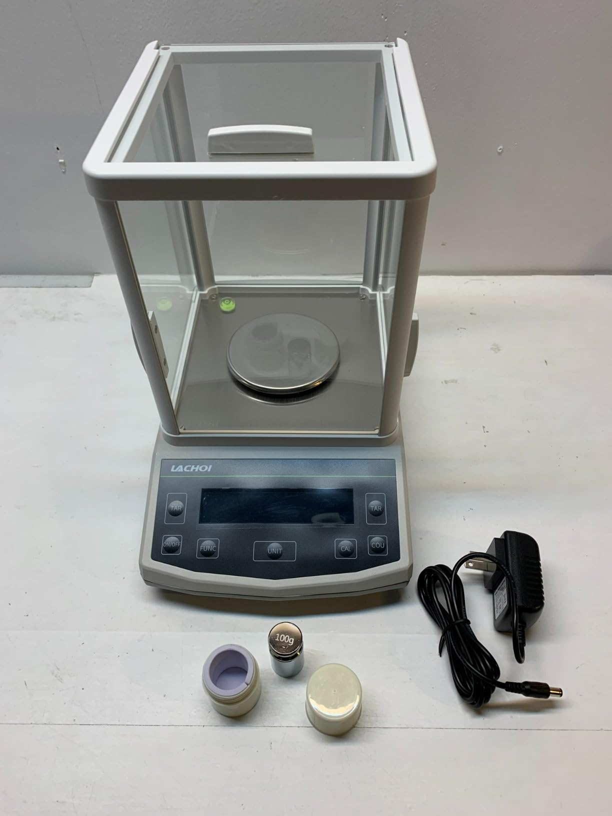 Analytical Balance 0.0001g 120g Precision Lab Scale 0.1mg Accuracy | 0.1mg*120g with Calibration Weight High Precision Jewelry Scale LCD Display Digital Scale 0.0001g with windshield customer photo 1