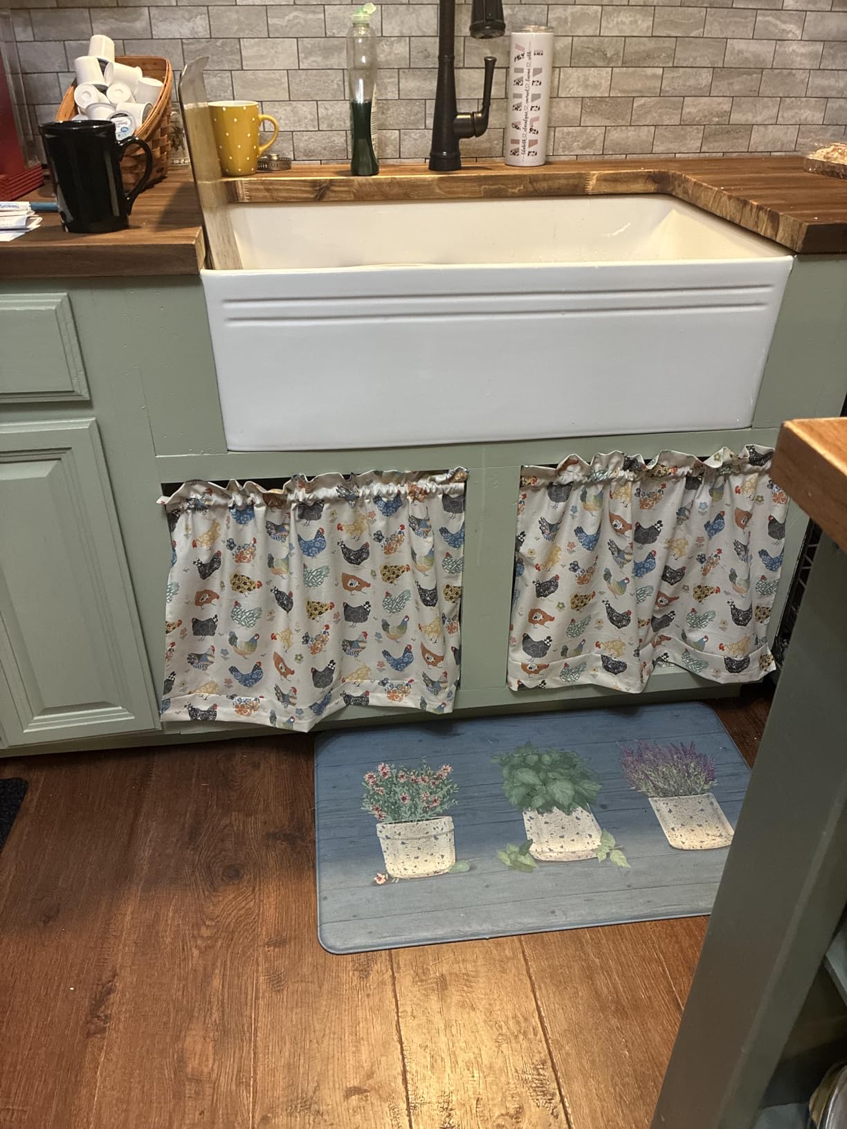 Lordear White Farmhouse Sink 33 Inch Apron Front Reversible Solid Fireclay 33x20x10 Farm House Farmers Farm Style Sinks customer photo 1