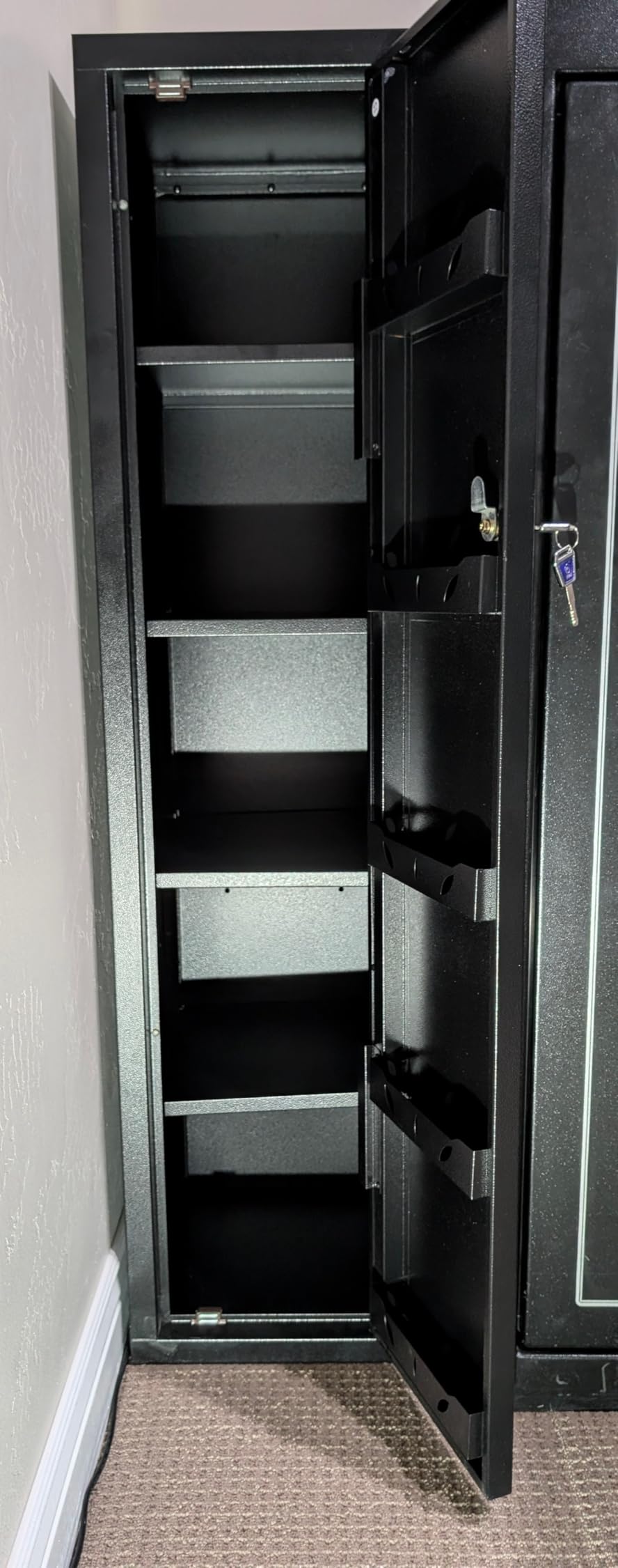 KAER Gun Safe, 59-Inch Tall Gun Cabinet, Home Safe, Large Safe for Home Use, Quick Access, with Drawers and Removable Shelves customer photo 2