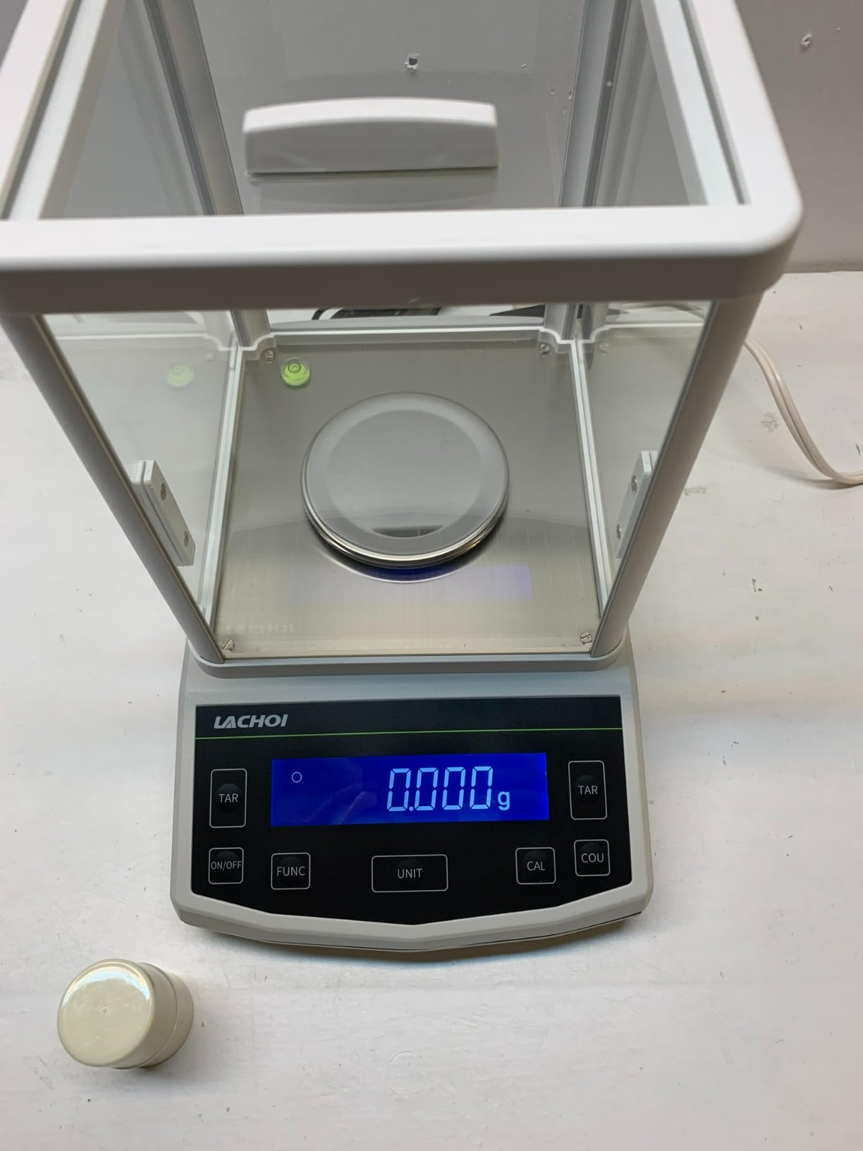 Analytical Balance 500g*0.001g Lab Scale 0.001g Accuracy (500g,1mg) | with Windshield with RS232 Interface High-sensitivity sensor High Precision Laboratory Scale Laboratory Balance customer photo 1