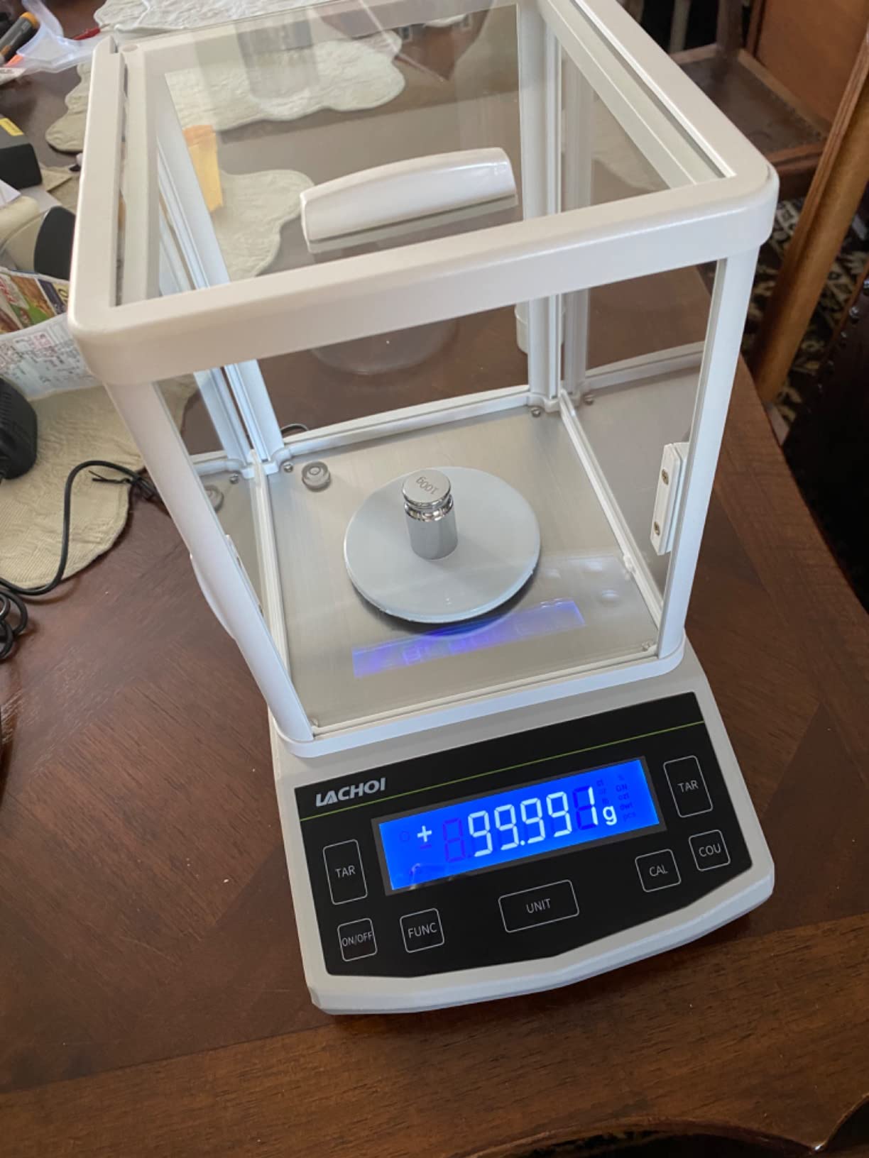 Analytical Balance 500g*0.001g Lab Scale 0.001g Accuracy (500g,1mg) | with Windshield with RS232 Interface High-sensitivity sensor High Precision Laboratory Scale Laboratory Balance customer photo 2