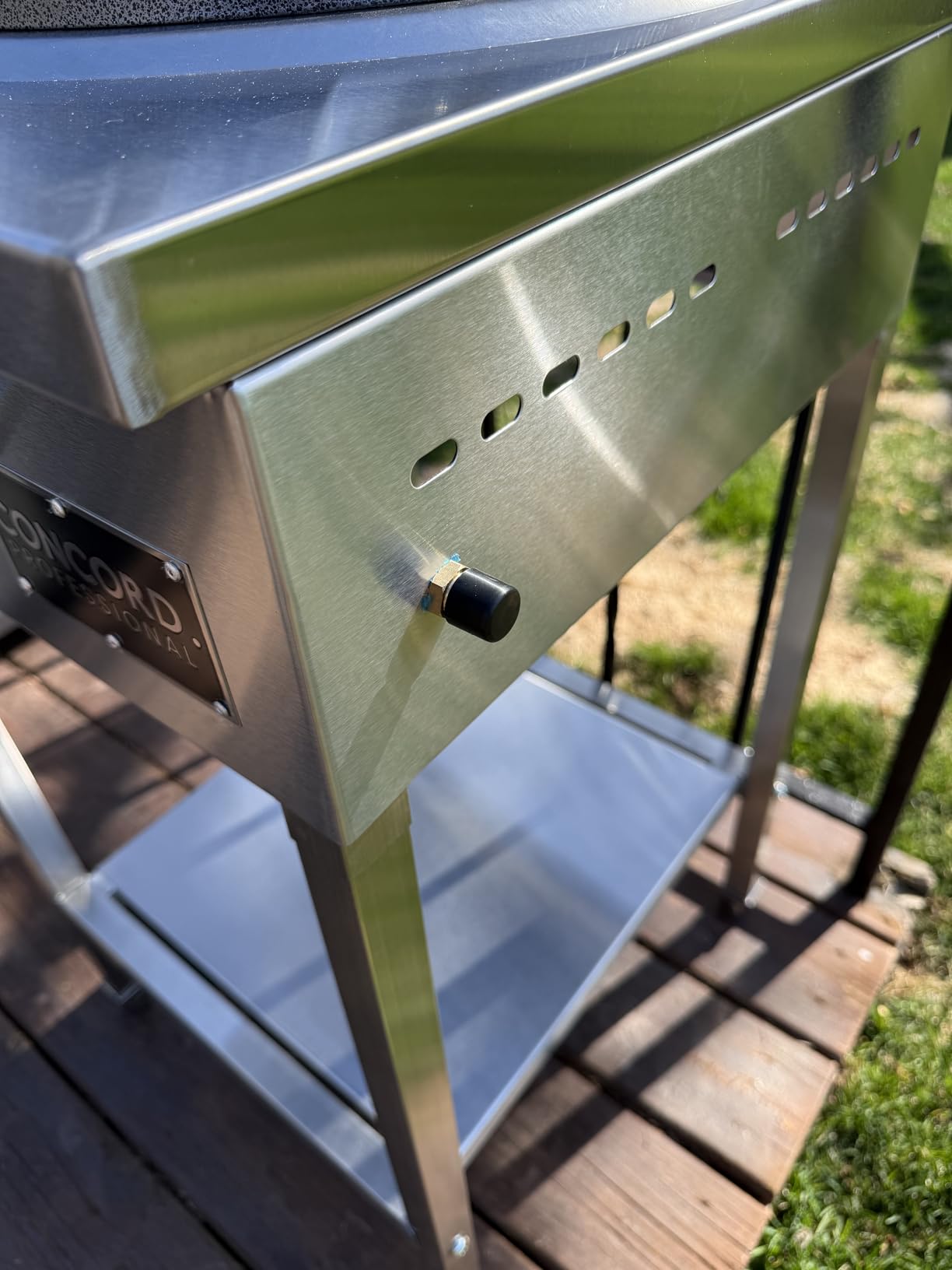 Concord Professional Vortex Burner Stainless Steel Commercial Wok Range Single Burner Outdoor Propane Stove. Great for Stir Fry, Outdoor Kitchen, Asian Cuisine customer photo 2
