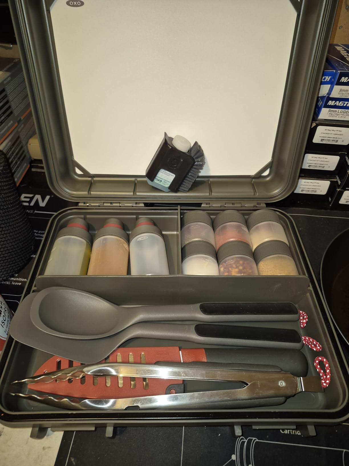 OXO Outdoor Camp Kitchen Prep Set | Camping Cooking Set | Camping Utensils Holder | Camp Cooking Utensils | Outdoor Kitchen Essentials | Travel Utensil Tool Kit customer photo 1