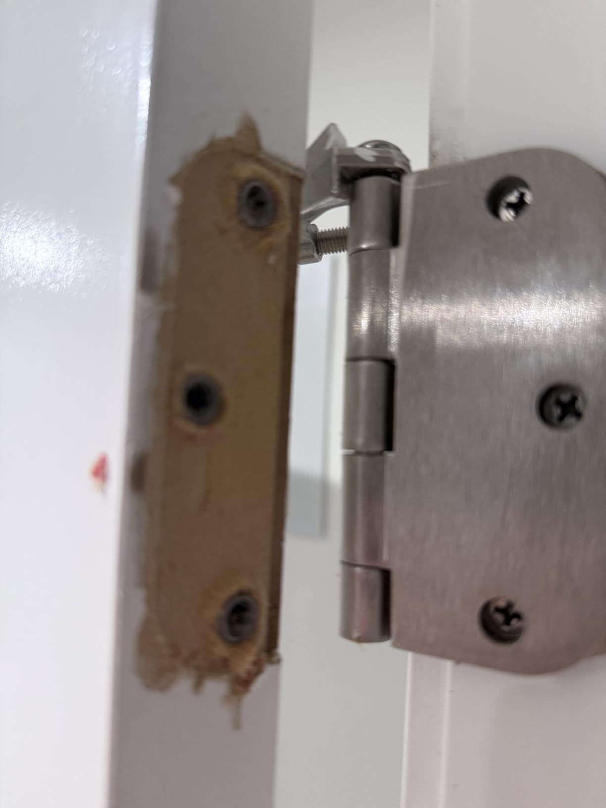 4-PK - #9x3 Permanent Door Hinge Repair Kit - Easy Stripped Screw Hole Repair - Reinforce Door Hinges, Strike Plates & Door Jamb Repair - Quickly Fix Stripped Hinge Screws in Minutes - Made in USA customer photo 2