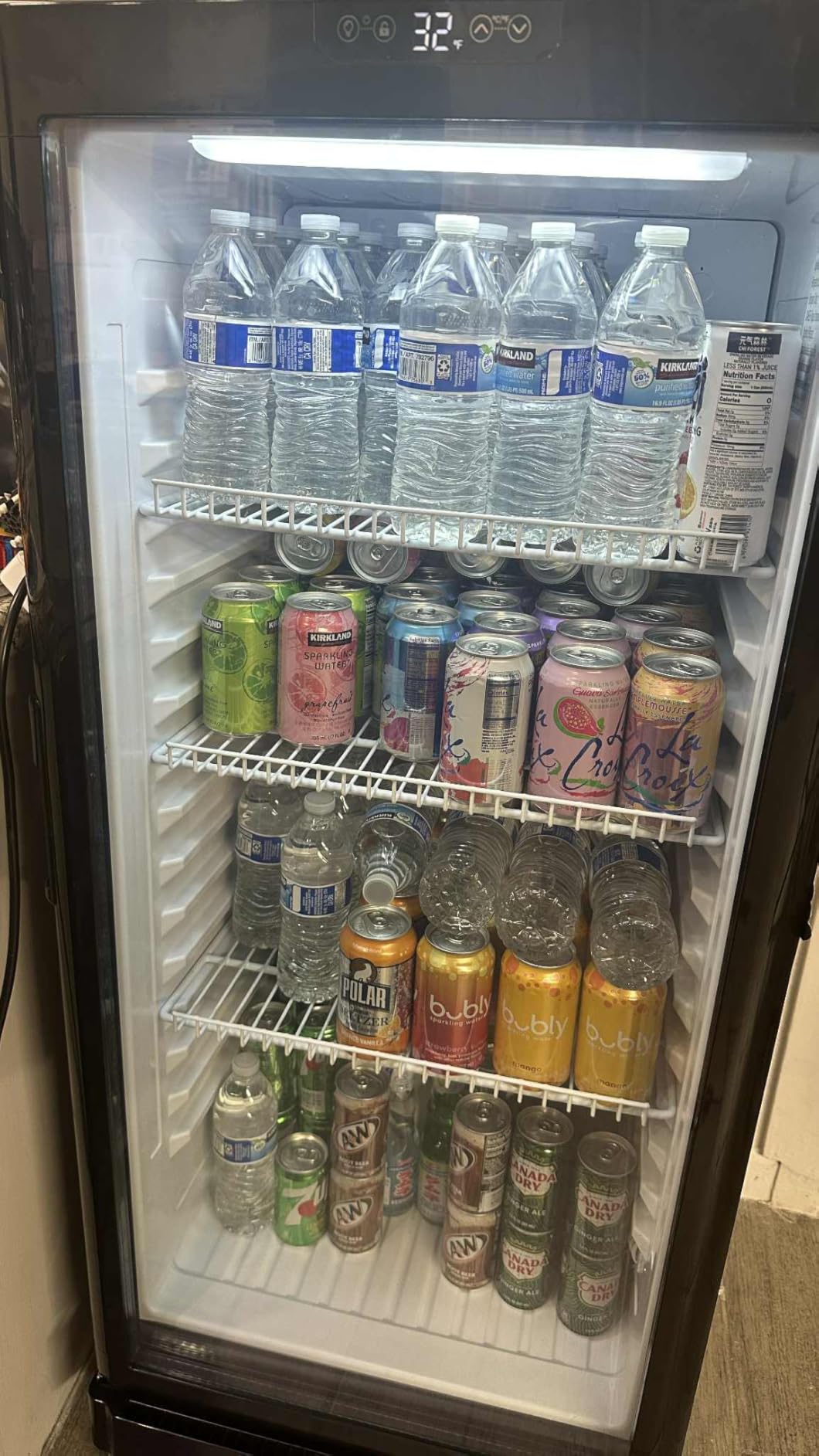 6 Cu.Ft Commercial Beverage Fridge with Glass Door | Double-Tempered Glass, Locking Key & LED, Indoor/Outdoor Use, Bar/Office/Restaurant, Adjustable Shelves, Energy Efficient customer photo 2