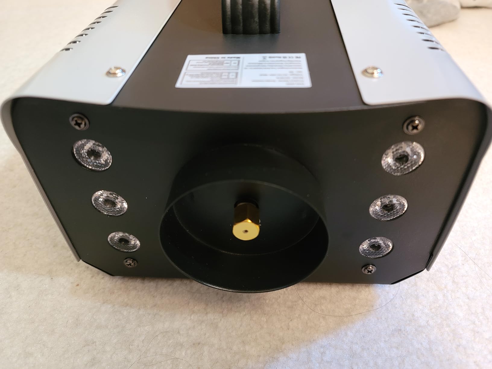1200W RGB Fog Machine, 6 Colorful LED Lights for Smoke Machine Indoor/Outdoor Use, Perfect for Parties, Weddings, and Stage Effects customer photo 1