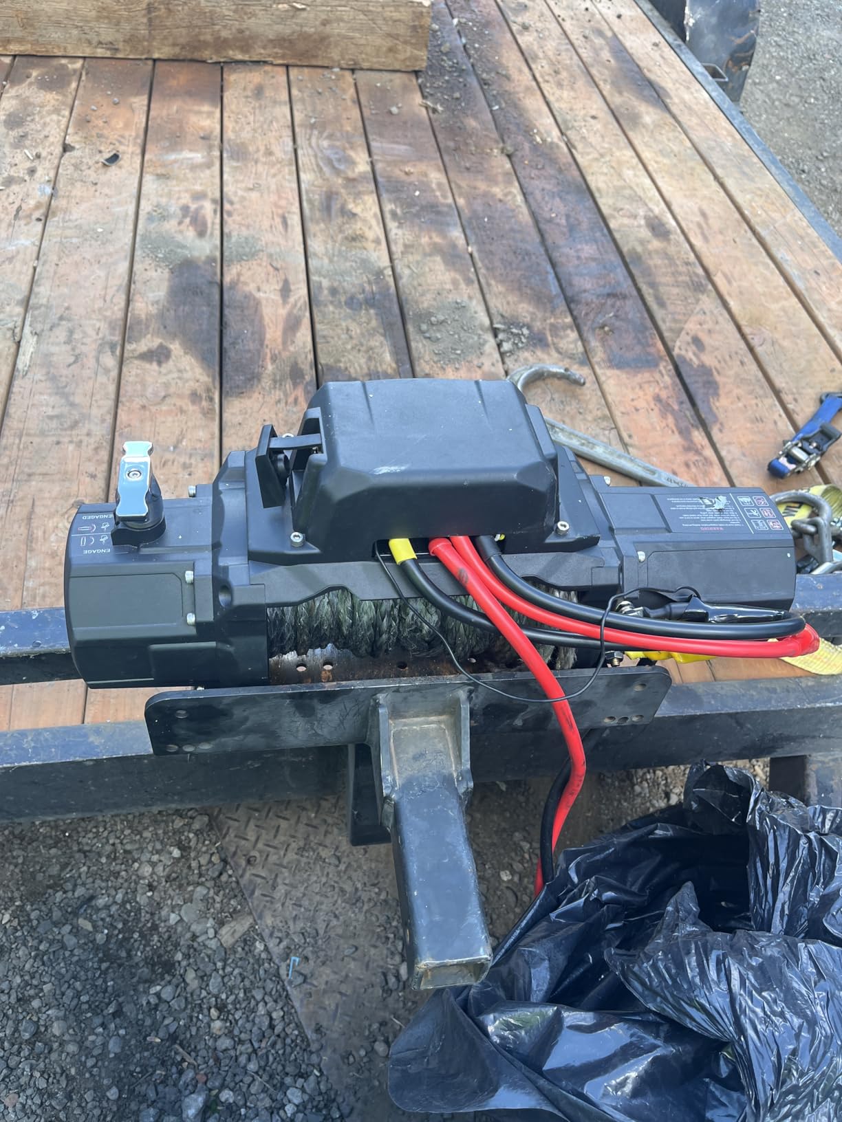 13,500 lb Recovery Winch with 1/2