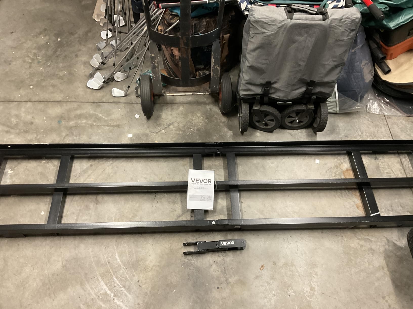 VEVOR Drag Harrow, 4 ft Heavy Duty Tow Behind Drag Harrow with Adjustable Bars & 72 in Chain, Driveway Grader Landscape Rake for ATV, UTV, Tractor, Mower Tow Behind Yard Lawn Leveling Tool customer photo 2