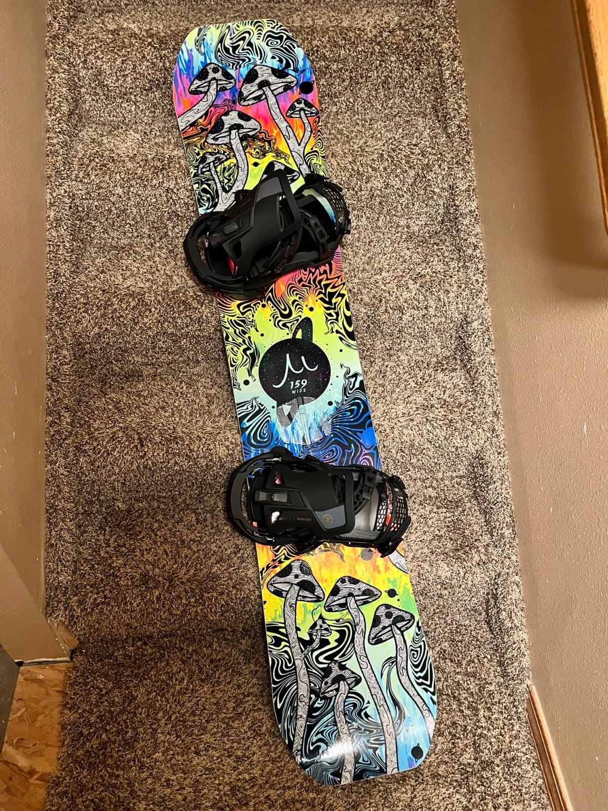 Nidecker Supermatic Carbon Snowboard First Universal, Dual-Entry, Automatic Binding - Comfortable and Reliable as a Regular Two-Strap Binding - Genuine Game Changer with its Drop in tech customer photo 1