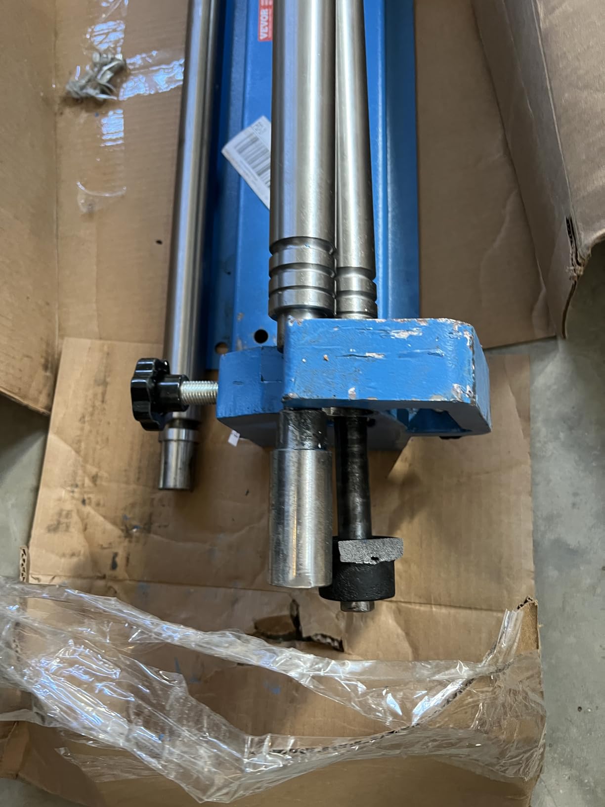 VEVOR Slip Roll Machine, 24-Inch Forming Width, 16 Gauge Capacity, Sheet Metal Slip Roller with 2 Detachable Rollers, Bending Round Machine, for Aluminum Alloy Sheet Low Carbon Steel Copper Sheet customer photo 1