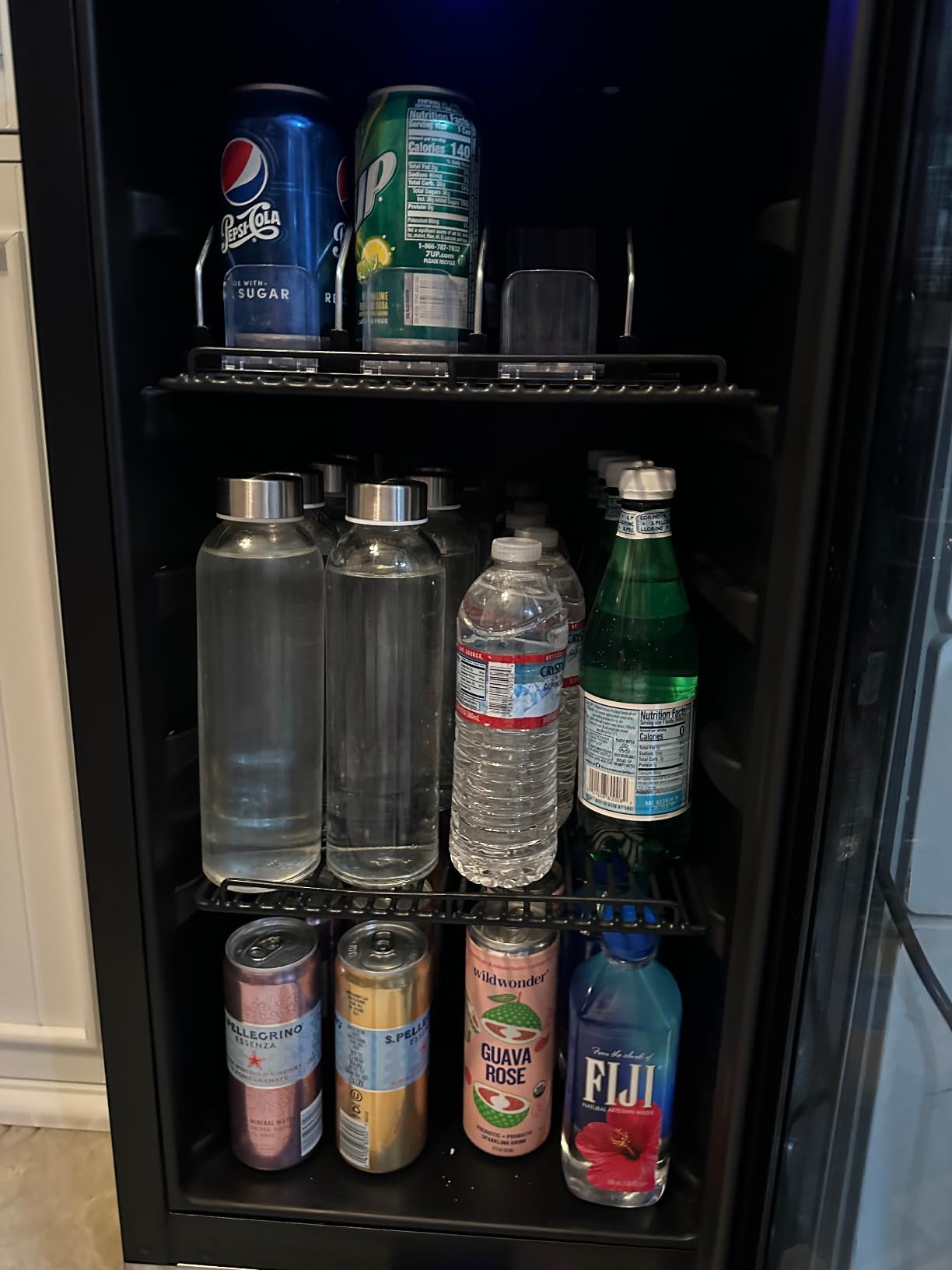 Commercial Beverage Refrigerator, 24.5 Inch 15 Cu. Ft. Drink Fridge, Display Refrigerator with Glass Door, Commercial Display Fridge with 4 Adjustable Shelves, for Shops, Restaurants, Bars customer photo 2