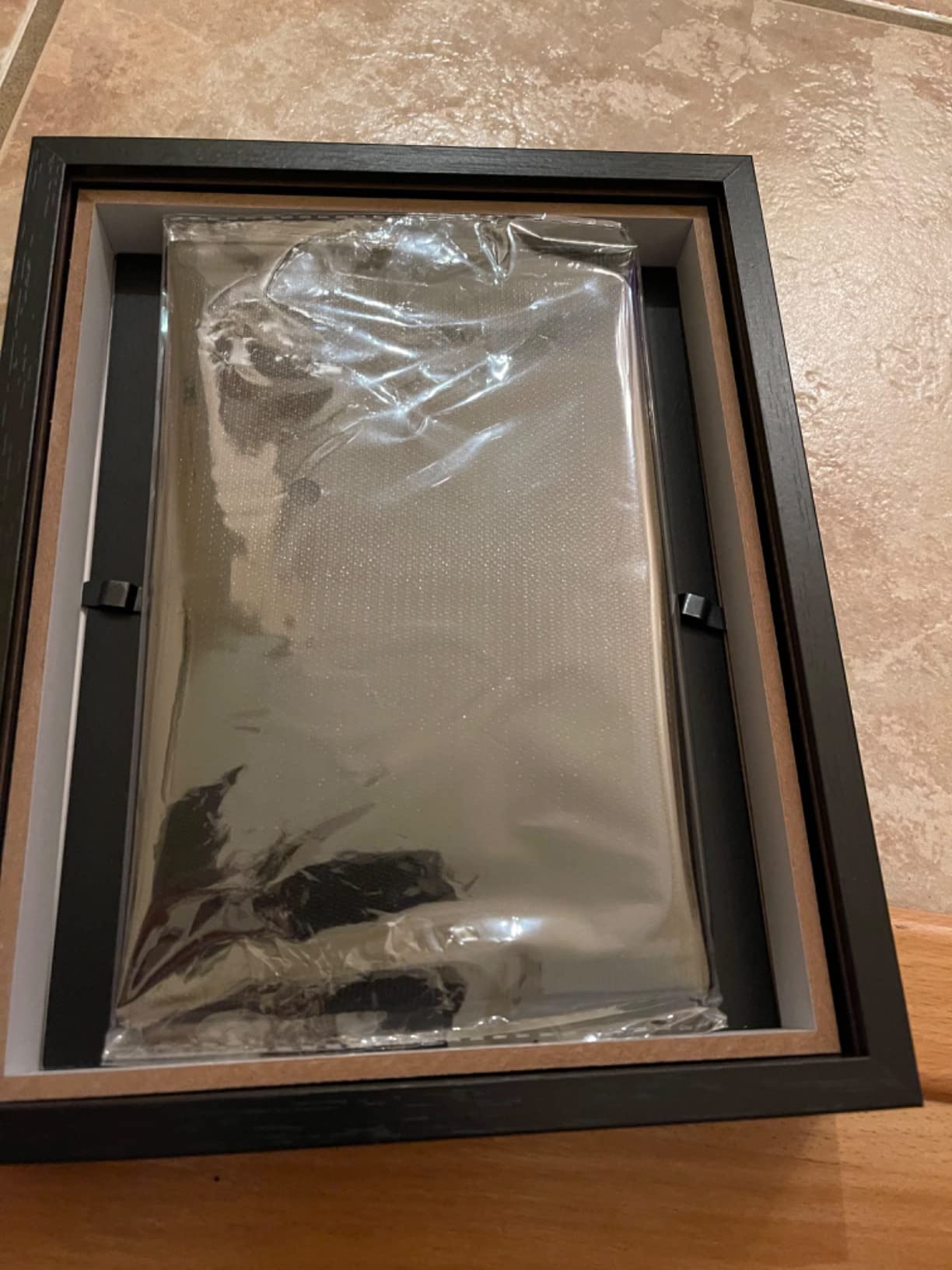 Hidden Picture Frame Safe with Fireproof Money Bag, Diversion Safe, 8x10 | Looks like real wall decor, hidden compartment fits cash, passports, cards, keys & documents. Large storage space. customer photo 2