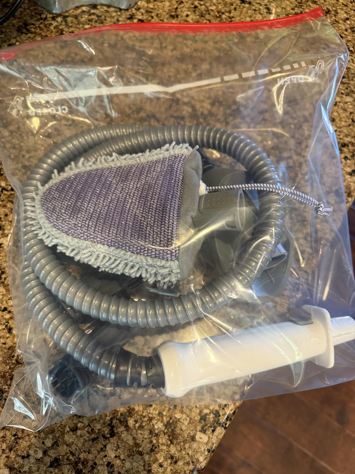 Shark Lift-Away Steam Mop with Detachable Handheld Steam, Blue, S3972BRN | 3 Steam Modes, 1 Double-Sided Washable Dirt Grip Pad, Grout and Nylon Brush, Upholstery Tool, Scraper, Whole Home Cleaning customer photo 1