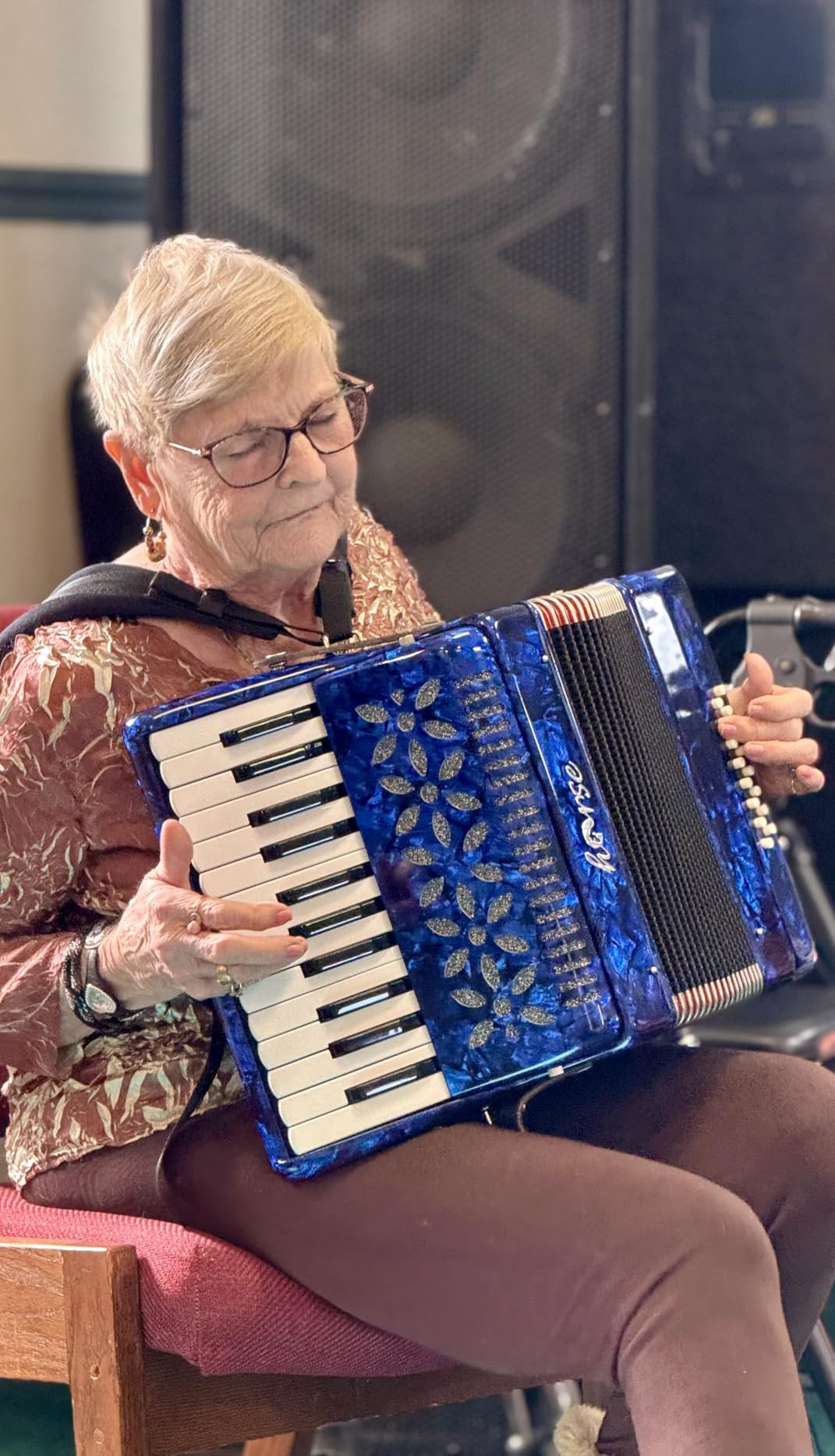 25 Keys Accordion, 16 Bass Piano Accordion Acordeón for Beginner and Adults customer photo 2