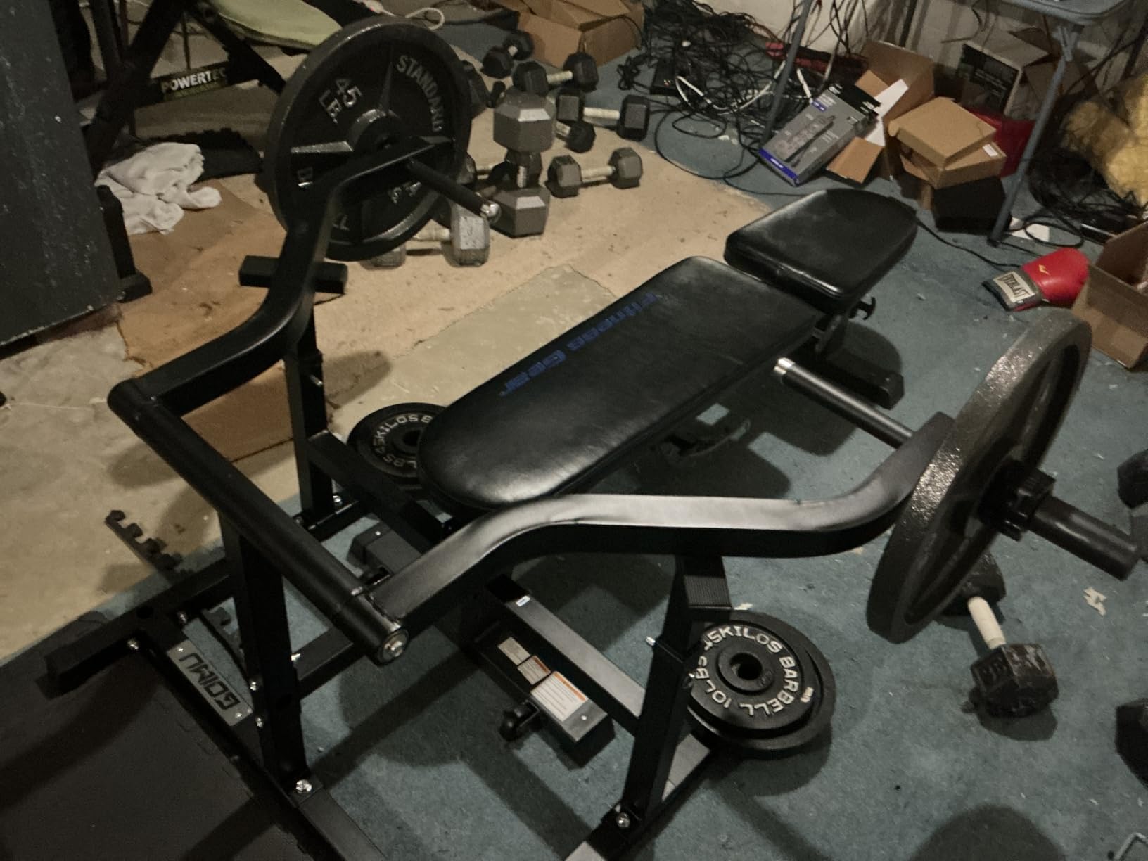 Chest Press Machine, GOIMU Z1-PRO Weight Bench Press Machine with Independent Arms, Adjustable Flat Incline Bench Press for Chest, AB Workout Home Gym Equipment customer photo 1