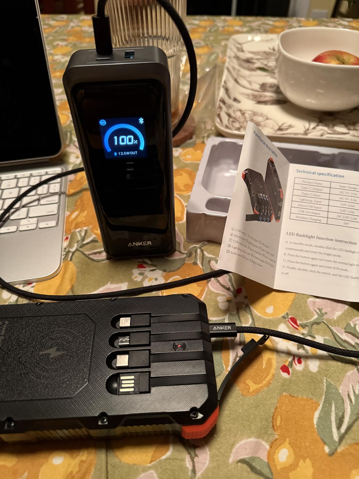 Anker Prime Power Bank, 26,250mAh 300W Fast Charging | 3-Port Portable Charger, Two-Way Charging, TSA-Approved, App Control, for MacBook, iPhone 17 / 16 Series (Base Not Included) customer photo 1