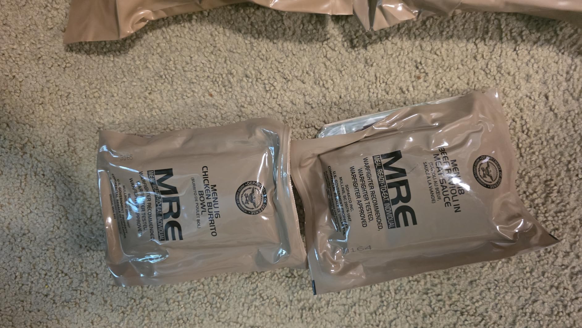 2026 Inspection MRE, U.S. MRE Meals, Emergency Supplies, Emergency Food Supply, Survival Food w/ Flameless Heater, Ready Meals (Variety Pack of 12) - 10 Year Shelf Life from Inspection Date customer photo 1