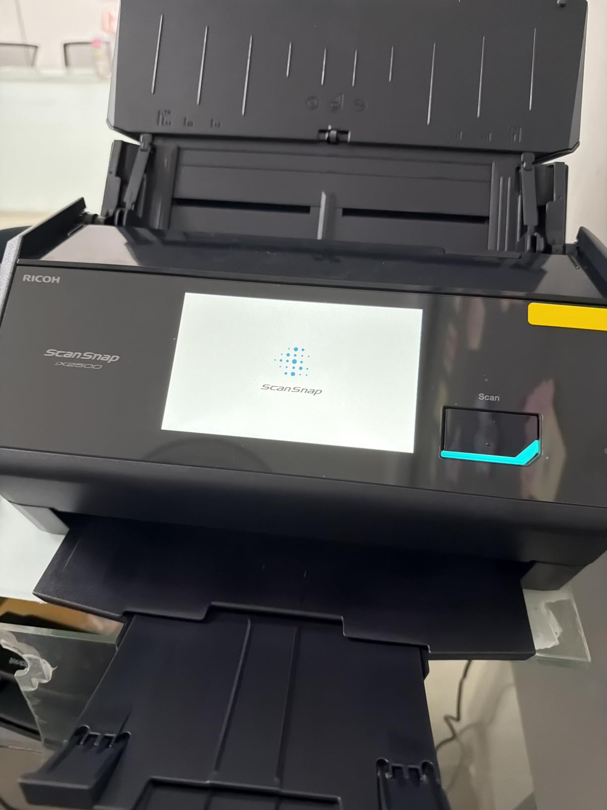 ScanSnap iX2500 Wireless or USB High-Speed Cloud Enabled Document, Photo & Receipt Scanner with Large 5