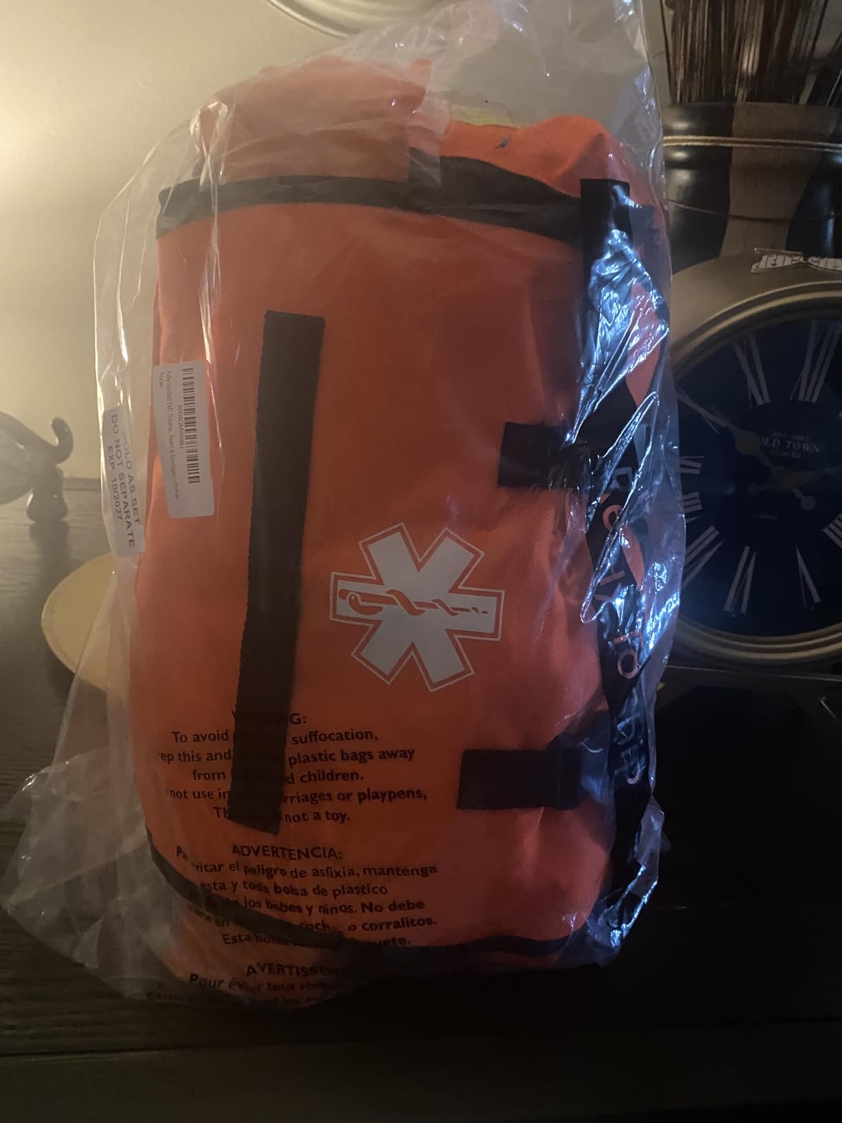 Fully Stocked EMT Trauma Bag - Tactical First Responder Medical Kit with Tourniquet, Chest Seals, Bleeding Control, Gauze, Shears & Bandages - Orange customer photo 1