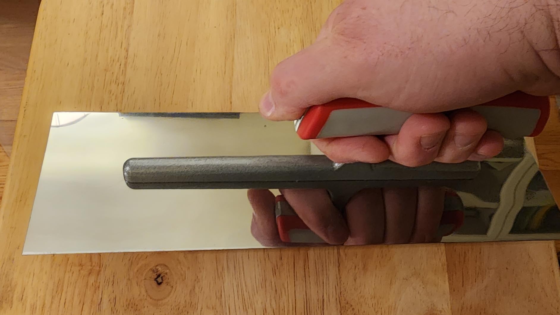 11.8x3.8 Inch Concrete Finishing Trowel - Premium Stainless Steel Masonry Tool for All Construction Finishing Needs, Drywall Tools customer photo 1