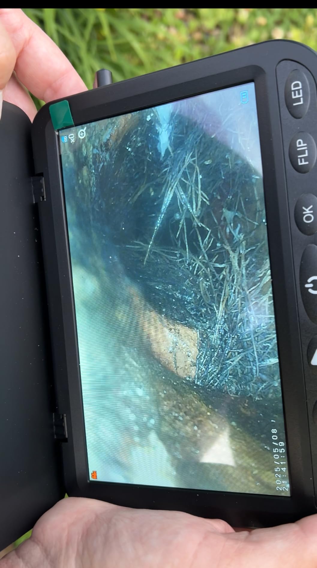 [ChoosePRO] HD1080P Sewer Camera 7'' w/1s Twist-Unlock System, DVR-32GB, 0.64'' Thicker Reel, 5000mAh 100FT Marked Cable, Plumbing Pipe Inspection Camera for Drain & Sewer Inspection customer photo 1