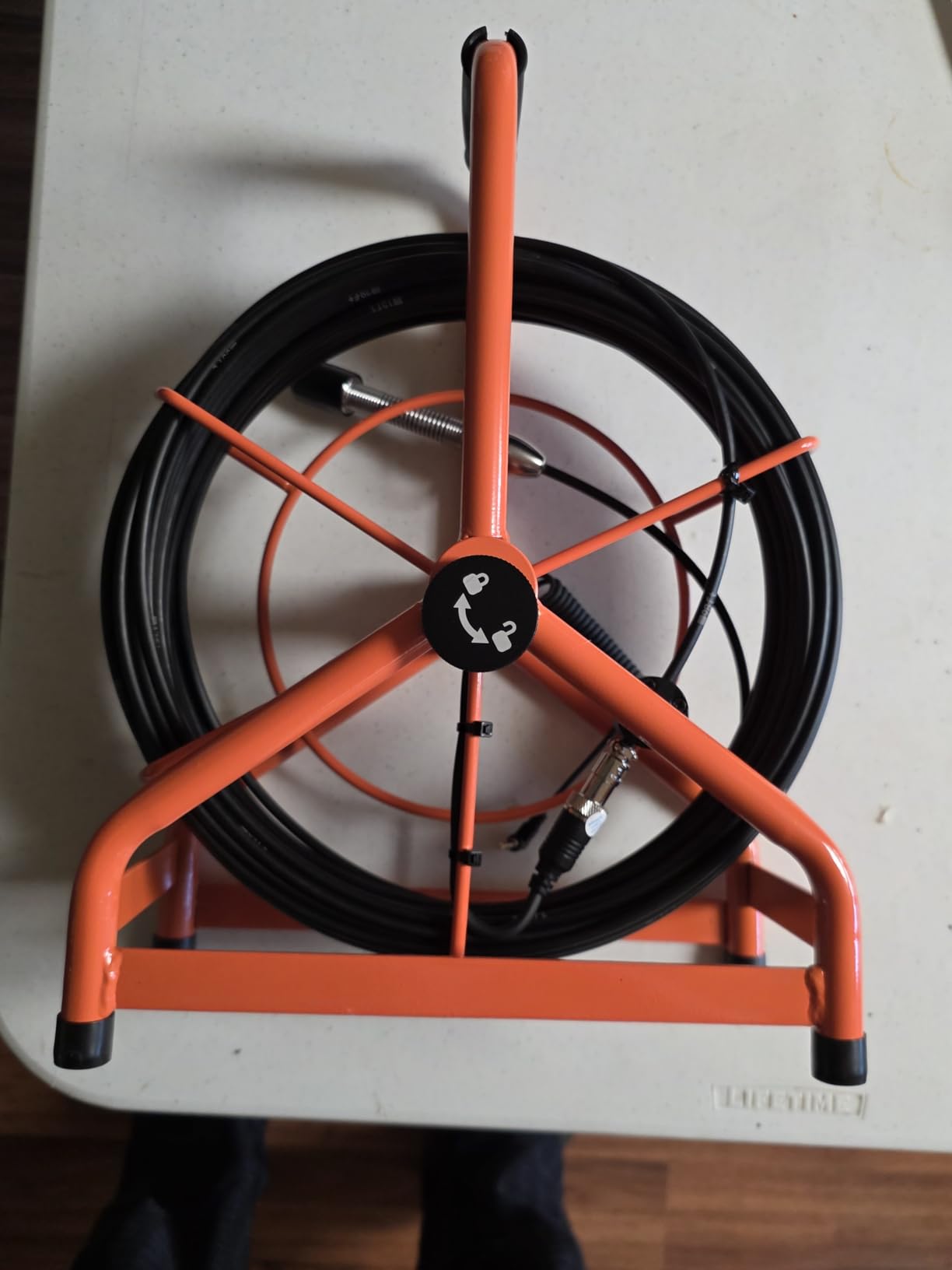 [ChoosePRO] HD1080P Sewer Camera 7'' w/1s Twist-Unlock System, DVR-32GB, 0.64'' Thicker Reel, 5000mAh 100FT Marked Cable, Plumbing Pipe Inspection Camera for Drain & Sewer Inspection customer photo 2