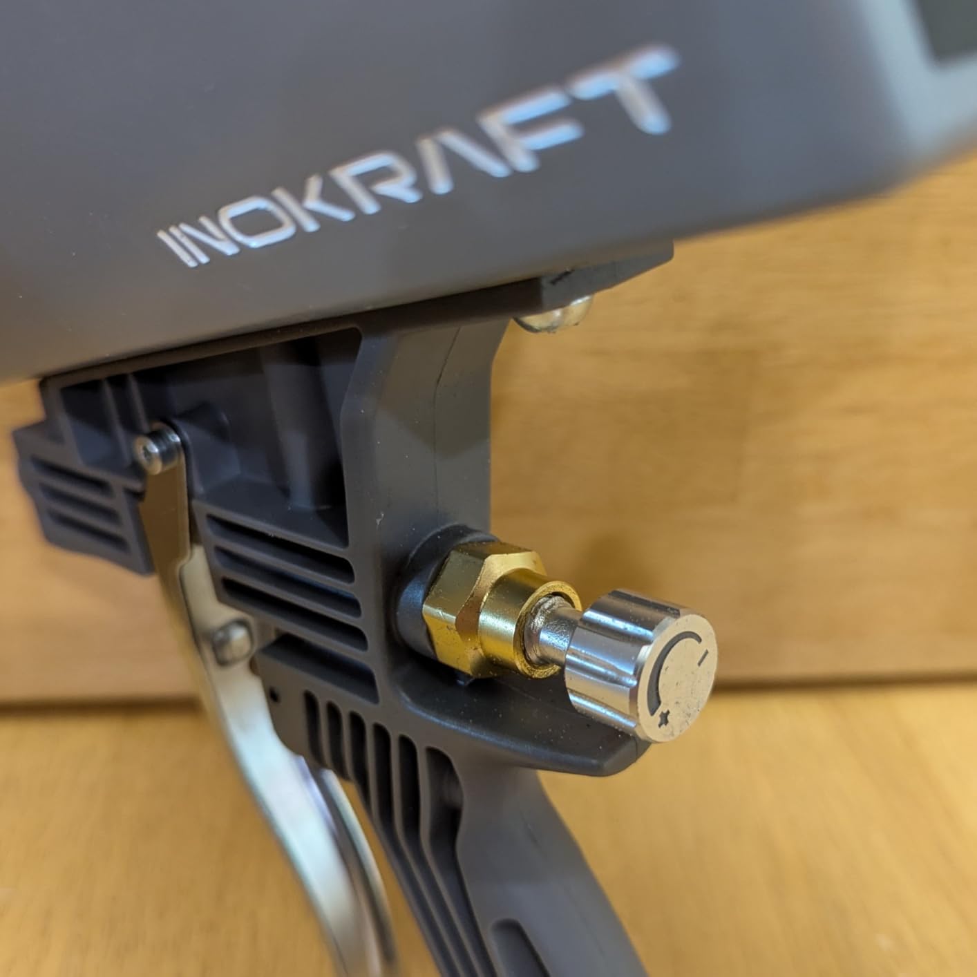 Inokraft Leak-Proof Portable Sand Blaster Gun Basic Kit | for 60-120 PSI Air Compressor, Mini Sandblaster for Rust & Paint Removal, Compatible with Aluminum Oxide, Soda customer photo 1