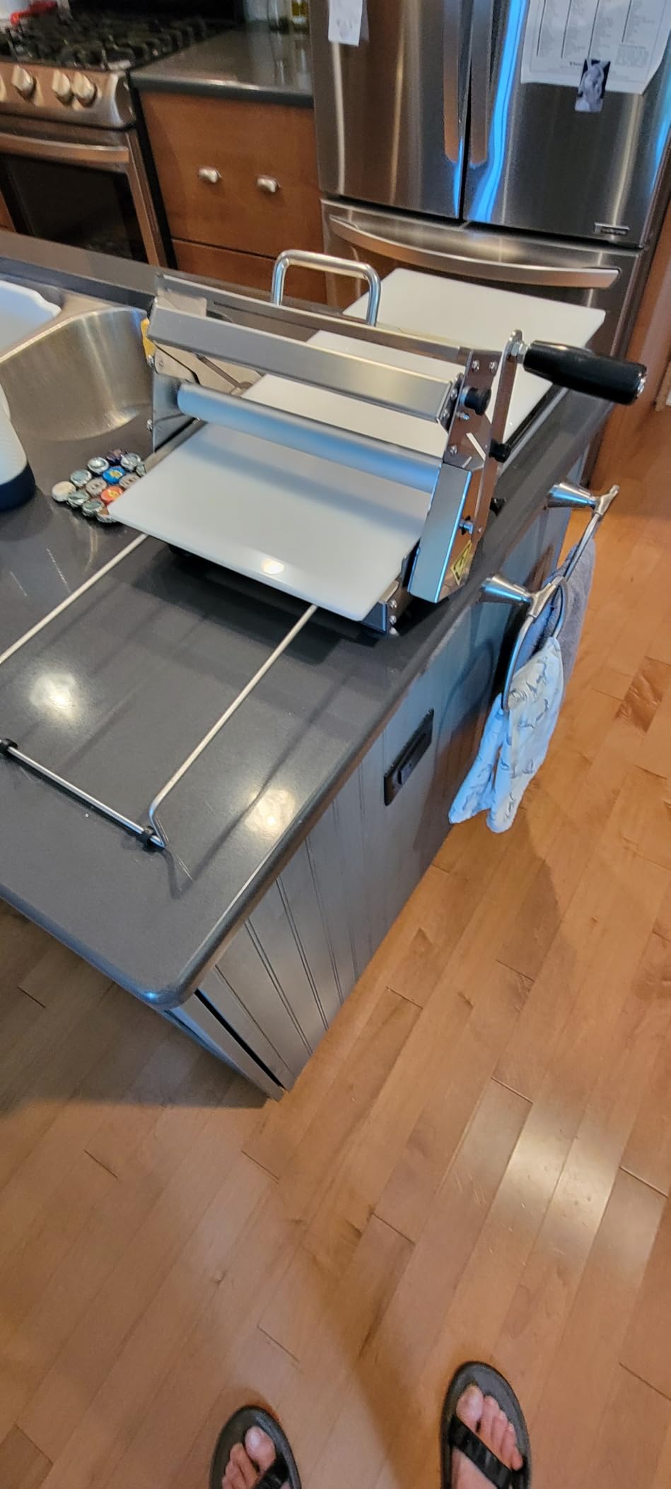 Commercial Dough Sheeter, Reversible Puff Pastry and Fondant Sheeter Model400 customer photo 2