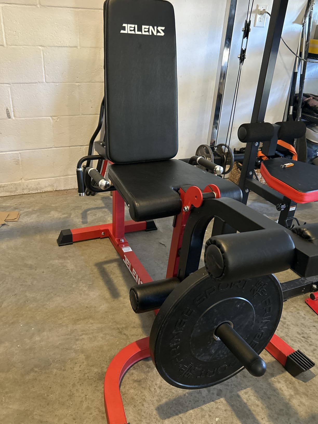 JELENS J10 Leg Extension and Curl Machine, Adjustable Leg Curl Machine for Home Gym, Seated Leg Extension and Lying Curl Machine for Lower Body Workouts customer photo 1