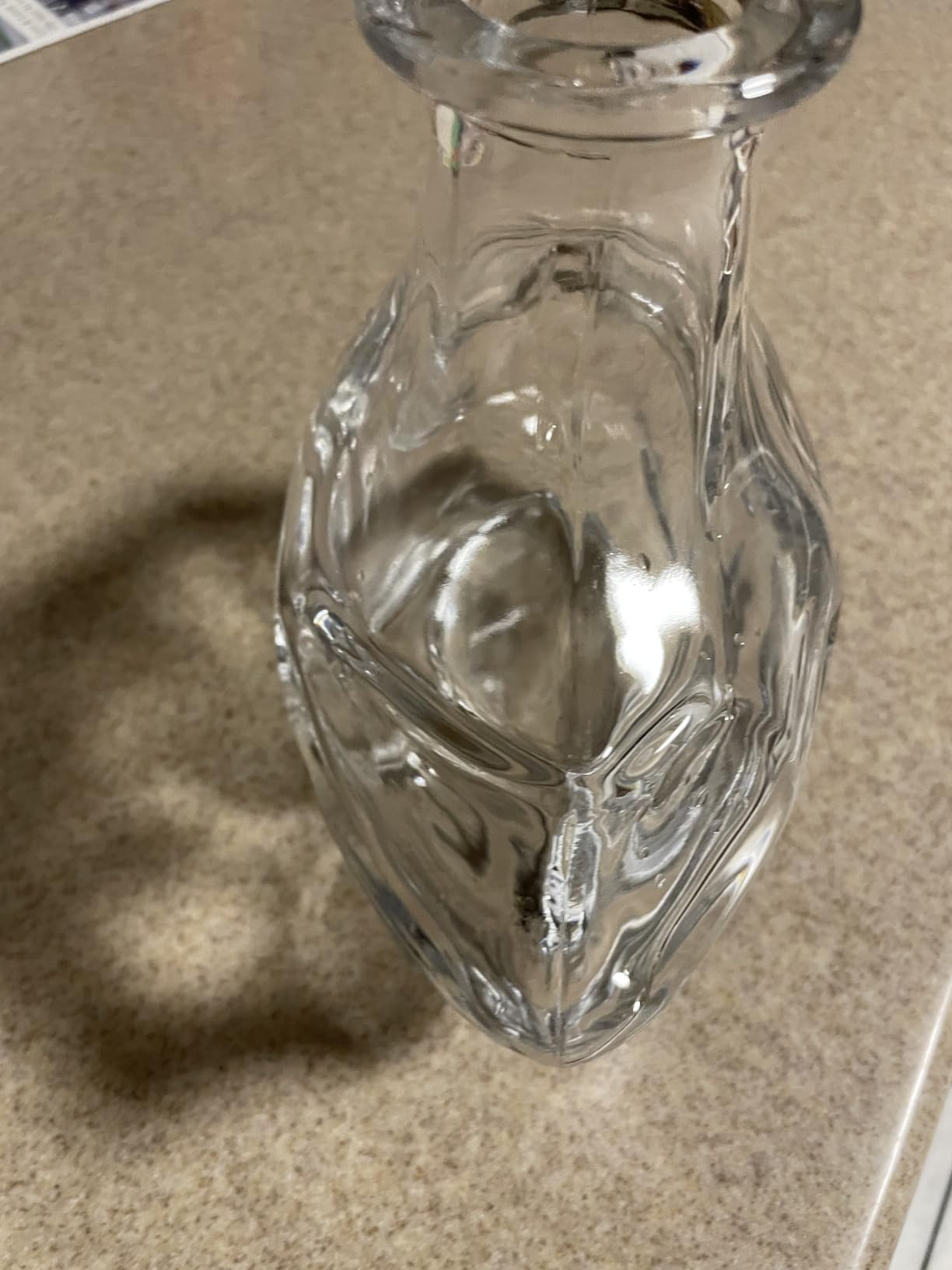Storm Japanese Crystal Whisky Decanter, 750ml, 100% Ultra Clarity Lead-Free Crystal, Elegant Liquor Carafe for Whiskey, Scotch, Bourbon & Spirits customer photo 1