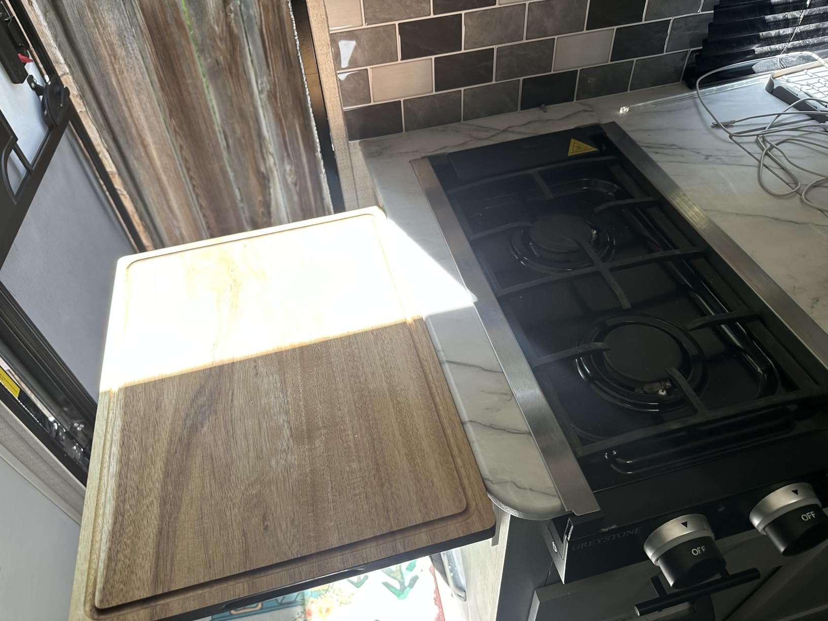Extra Large Acacia Wood Cutting Board 17x13, Juice Groove | Non Toxic Wooden Chopping Boards, Knife Friendly, Large Kitchen Boards for Meat, Cheese, Charcuterie & Serving customer photo 1