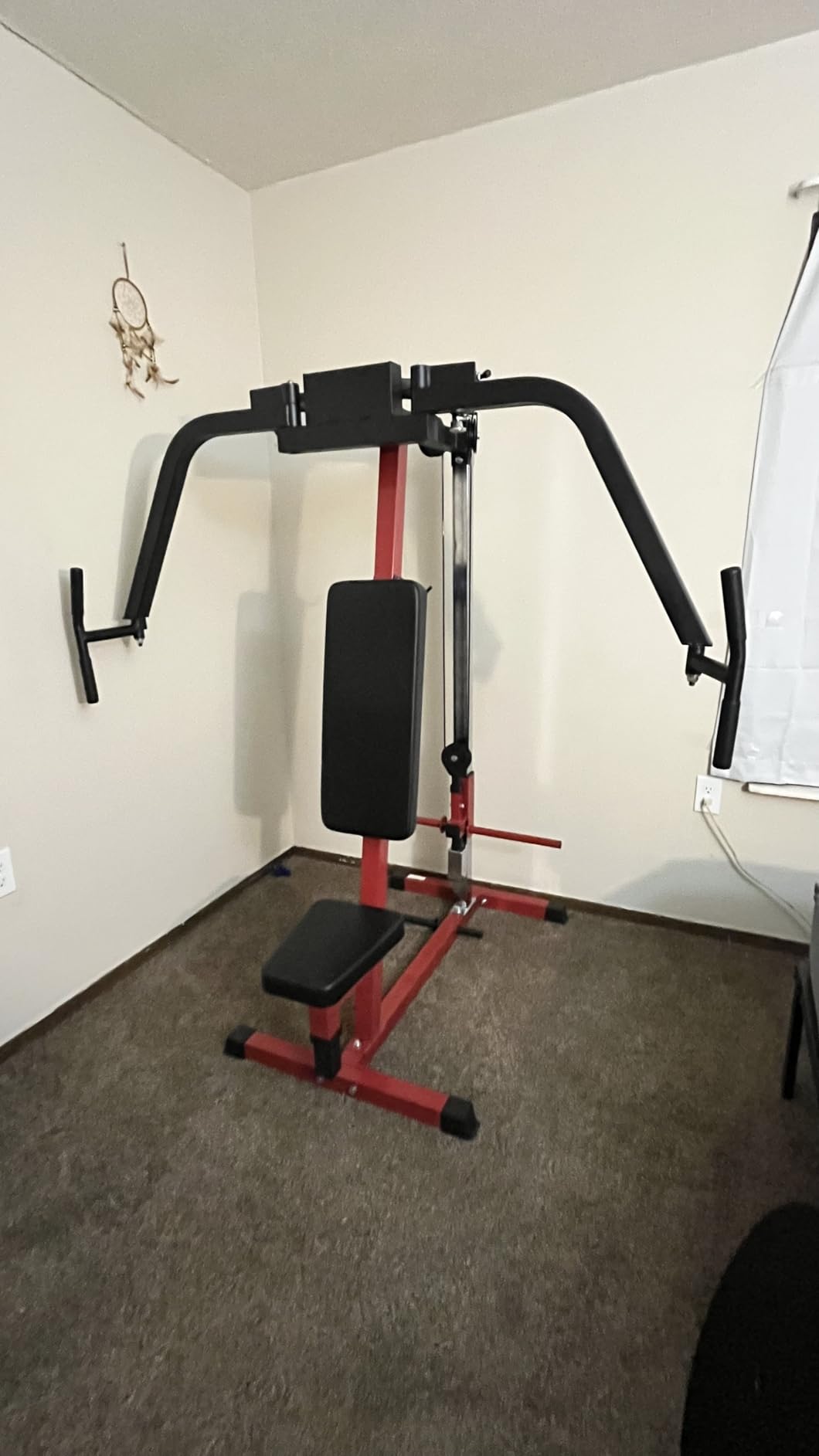 Chest Fly Machine, PEC Deck Fly and Reverse Delt Machine for Home Gym | Pectoral and Rear Deltoid Weight Machine, 450 LBS Upper Body Workout Equipment, 6 Independently Adjustable Swiveling Arms customer photo 1