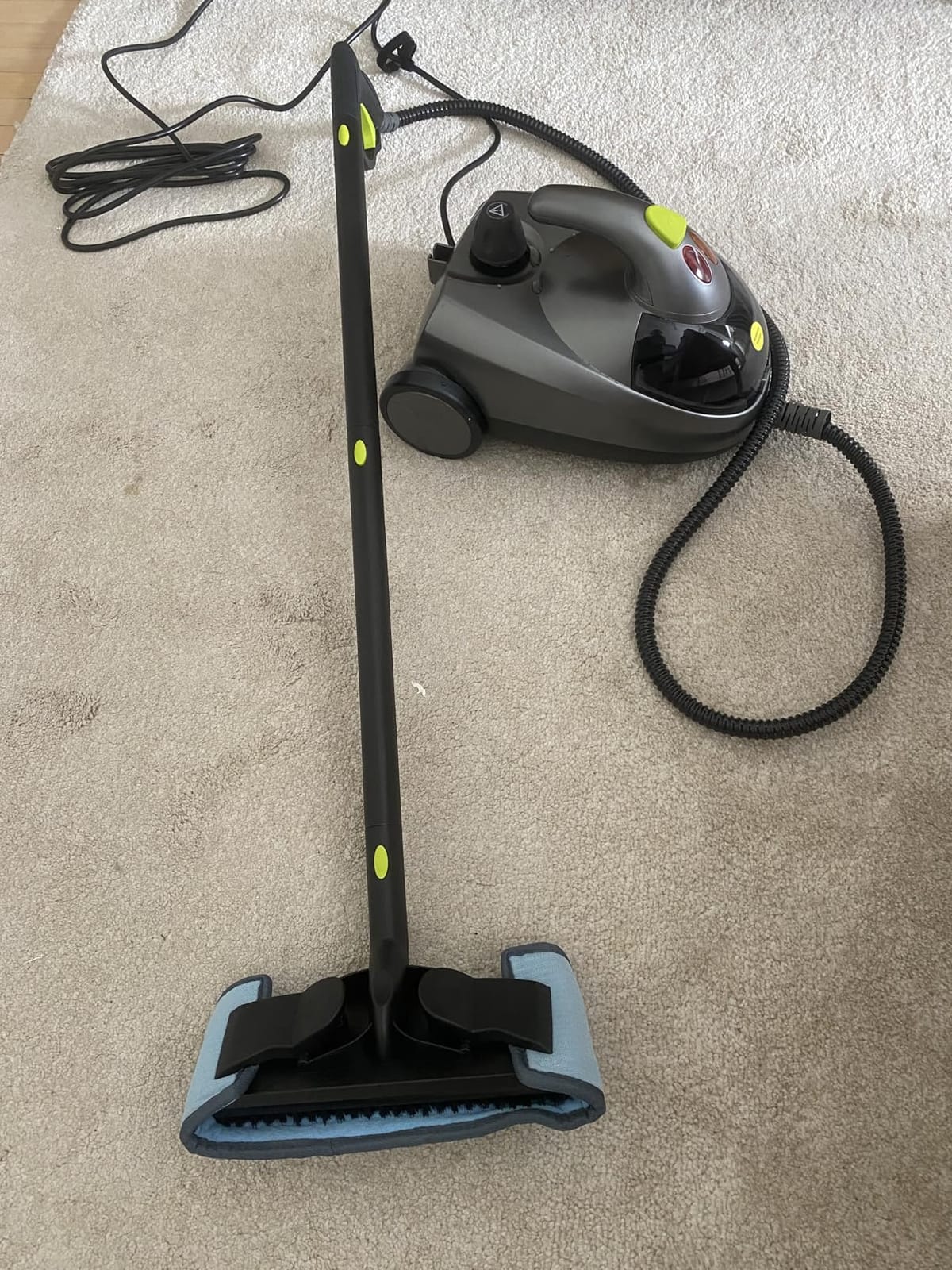 Heavy-Duty Steam Cleaner for Home, 1500W High Pressure Multipurpose Steamer for Cleaning with 22 Accessories for Tile, Grout, Hardwood Floors, Bathroom, Kitchen & Car Detailing customer photo 2