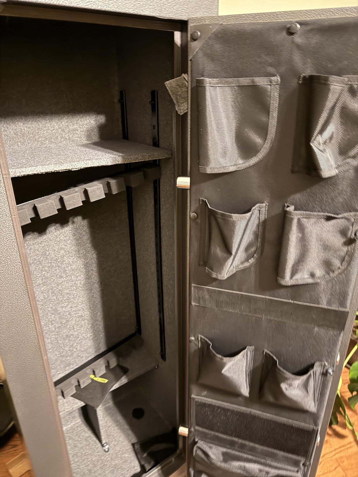 KAER Fireproof 20 Gun Safe 1400°F / 45 Minutes Biometric Gun Safe for Rifles and Pistols Rifle Safe Gun Cabinet Quick Access Gun Safes with Adjustable Shelf and Gun Rack (Gray) customer photo 2