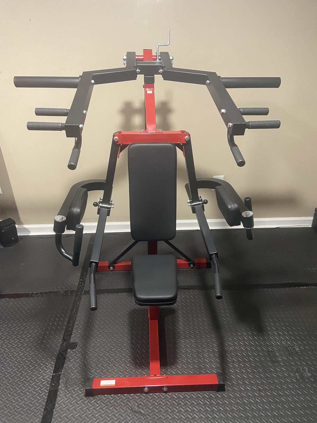 3-in-1 Deltoid and Shoulder Press Machine, Upper Body Equipment | Shoulder Press, Lateral Raise, Bent-Over Reverse, Adjustable Seat and Backrest, 990 Weight Capacity, Home Gym Equipment customer photo 1
