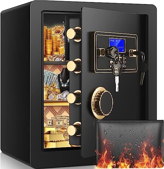 5.6 Cuft Drop Safe Box for Business, Money Safe with Quick Place Drop Slot, Digital Keypad, Anti-theft Alarm, Fireproof Bag customer photo 2