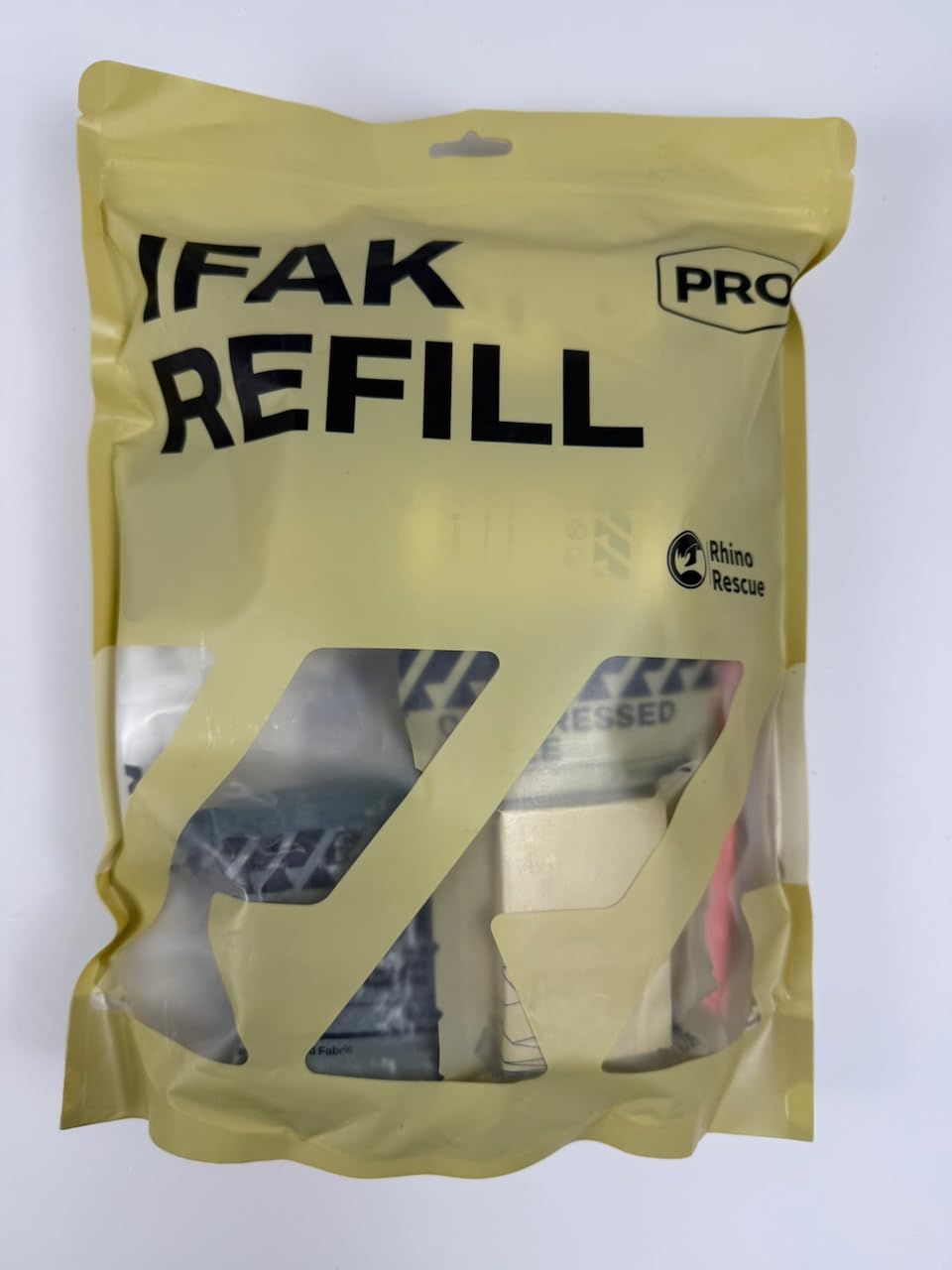 RHINO RESCUE IFAK Refill Kit 17Pcs First Aid Kit with CAT Gen-7 Tourniquet | Emergency Tactical Medical Supplies, IFAK Trauma Kit Combat Pack for Trauma Wound Care, Gunshot, Bleeding Control, Fracture customer photo 1
