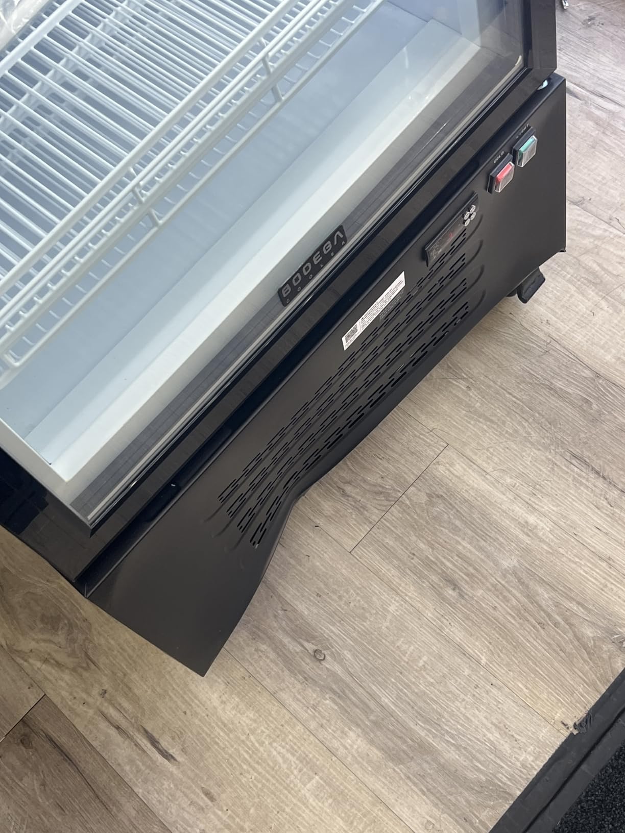 BODEGACOOLER Commercial Freezer Upright, 2 Door Standing Display Freezer With Glass Door, 36 Cu.Ft Large Capacity, -15℉-5℉ Temperature Range, Auto Defrost, For Ice Cream, Frozen Foods customer photo 1