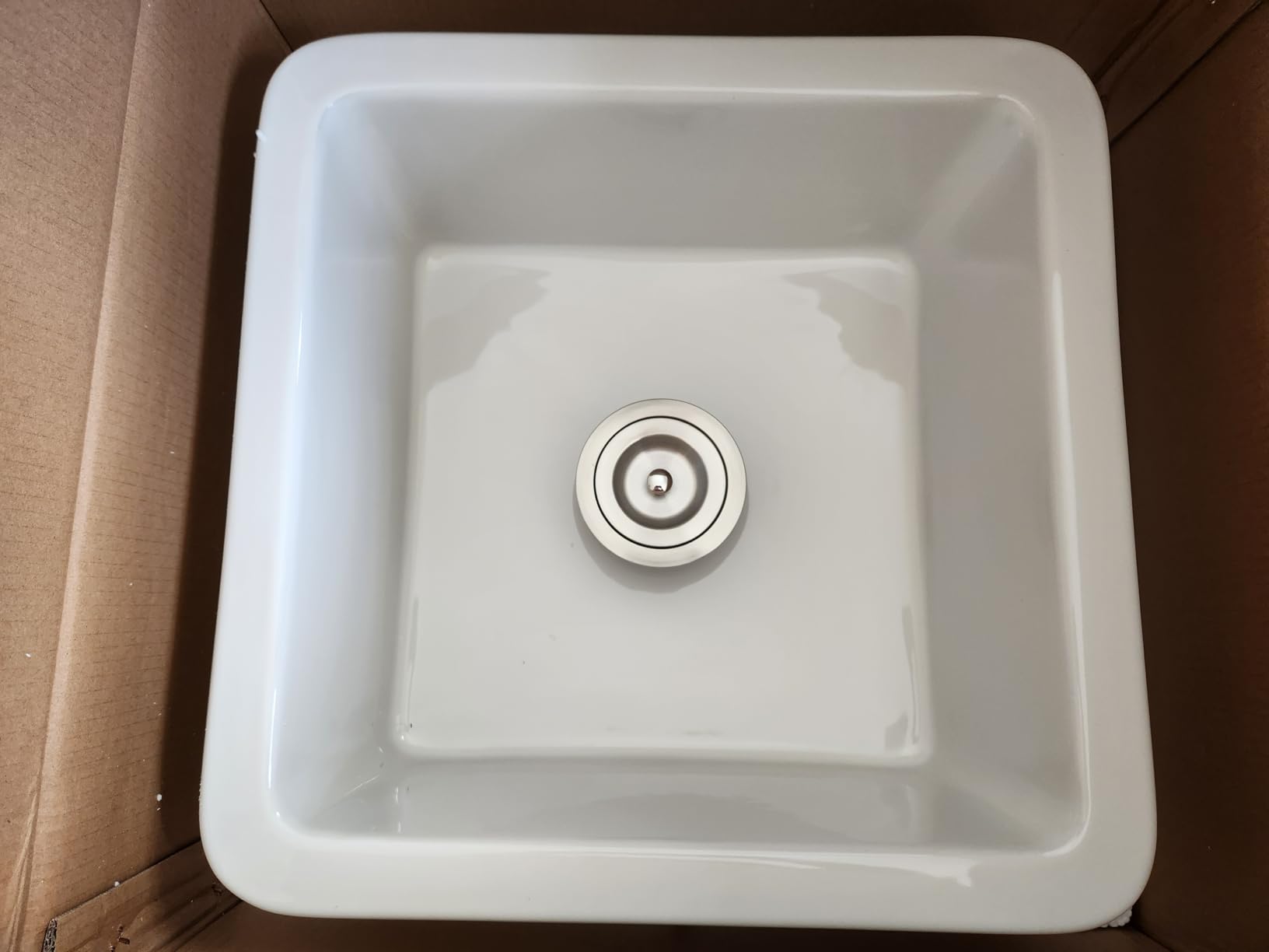 White Farmhouse Sink 33 Inch Fireclay Reversible Apron Front Farm Sink 33