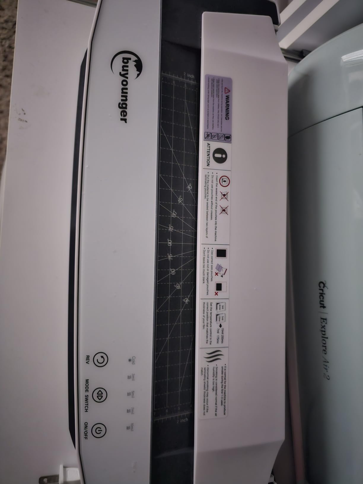 Buyounger 3-10mil Commercial Laminator, 4-Roller 13 Inch Set with 50 Sheets | 1000mm/min Speed, 1 Min Warmup, REV Auto Reverse Jam Free, Hot Cold Modes, NTC Temp Control, All-in-1 for Office School Home customer photo 2