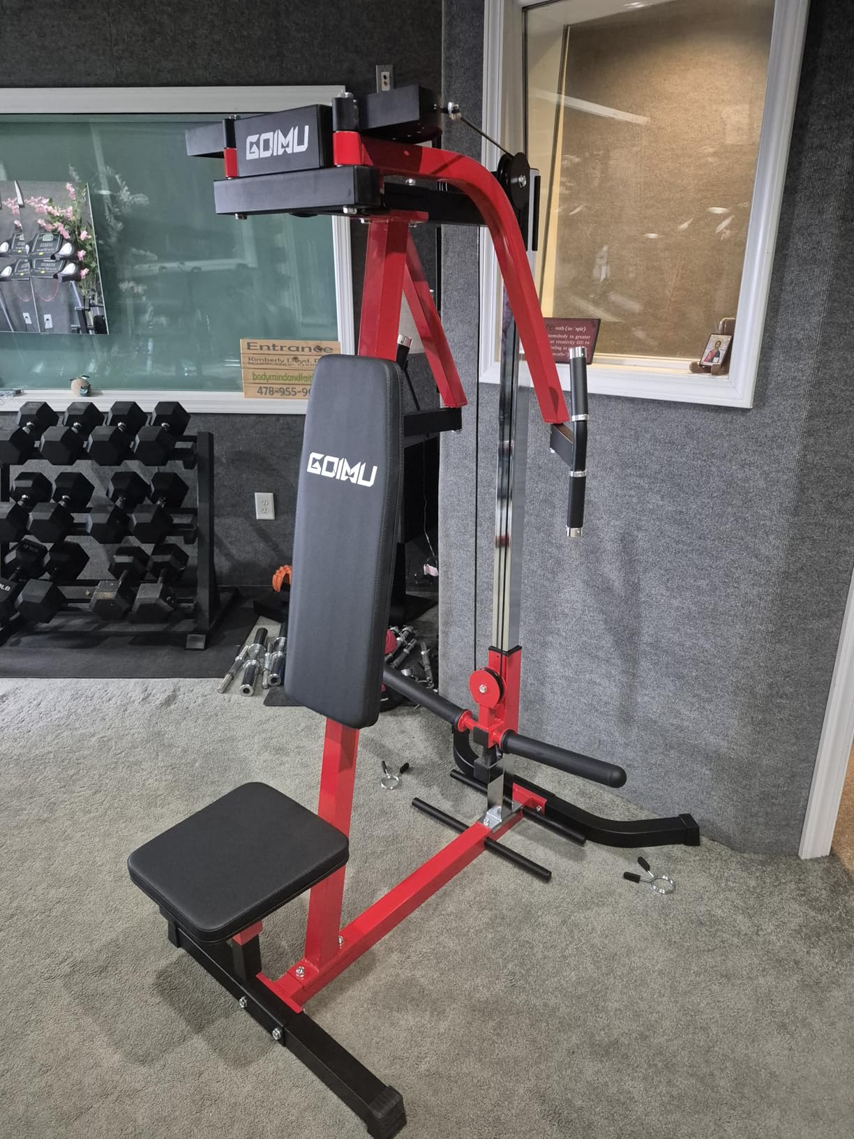 Chest Fly Machine, CF01-PRO PEC Fly and Reverse Delt Machine, Upper Body Workout Equipment with Adjustable Backrest for Pectoral and Rear Deltoid, Chest Training Machine for Home Gym customer photo 1