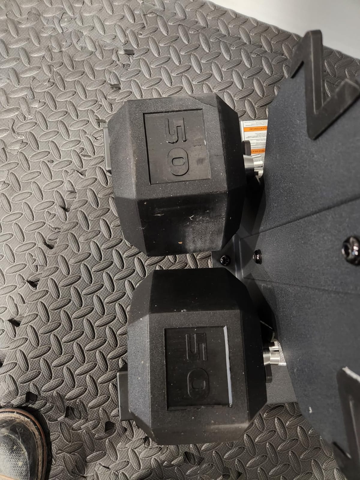 CAP Dumbbell Set with Rack, Rubber Coated Hex Free Weight Set | 100-300 lb Options, Vertical Space-Saving Storage for Home Gym Strength Training customer photo 2