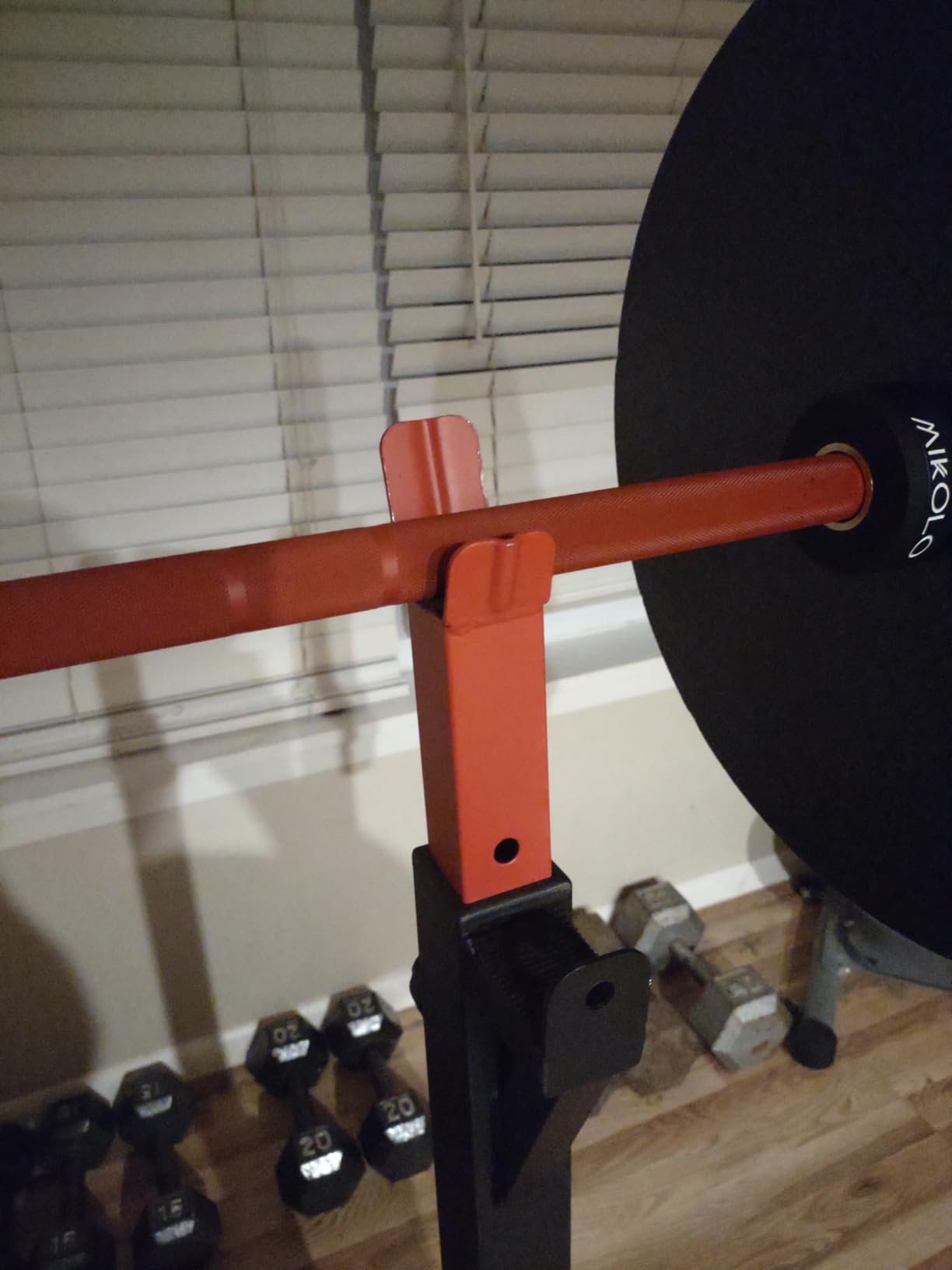 Bench Press, CANPA Olympic Weight Bench with Squat Rack Workout Bench Adjustable Barbell Rack Stand Strength Training Home Gym Multi-Function customer photo 1